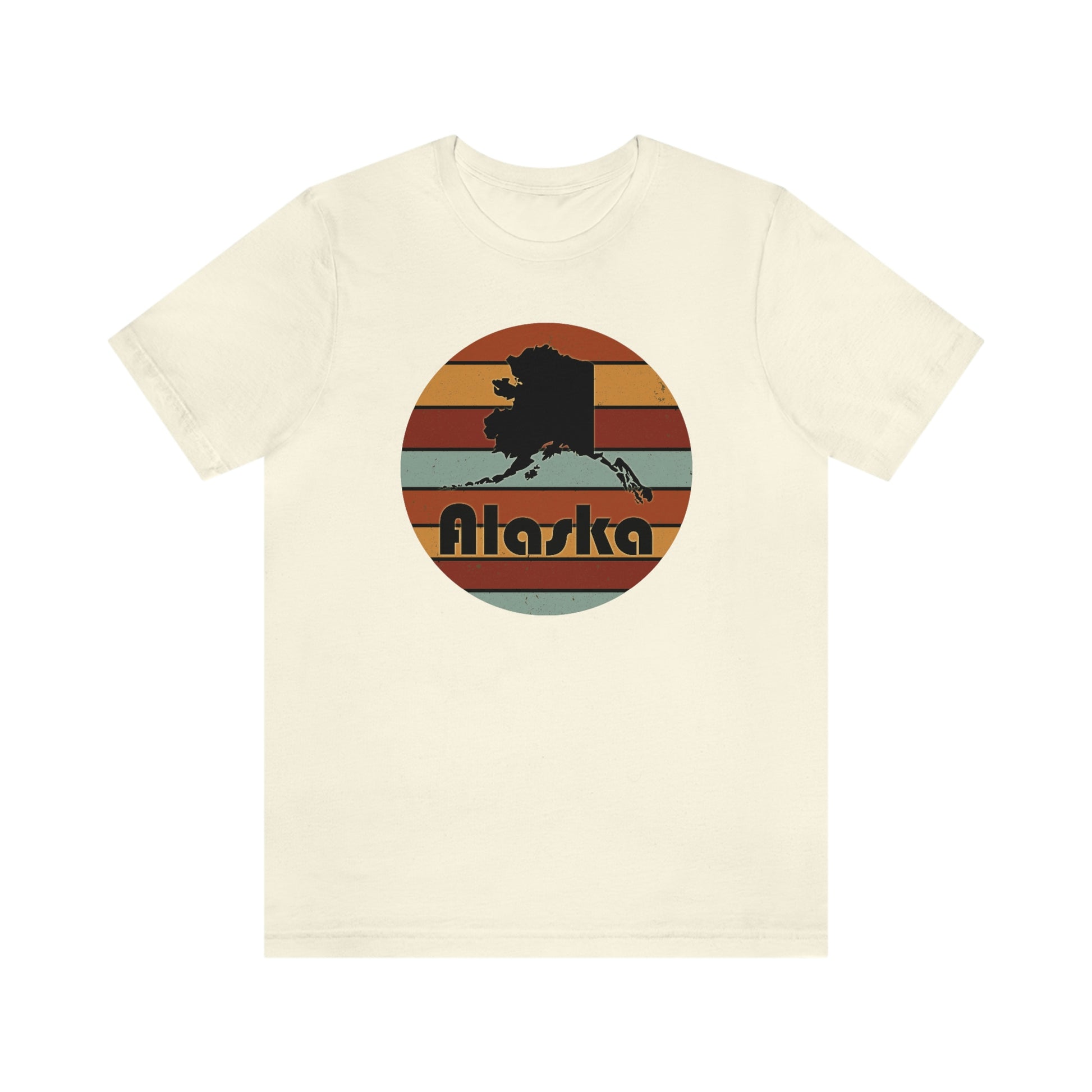 Alaska Retro Sunset Unisex Jersey Short Sleeve T-shirt