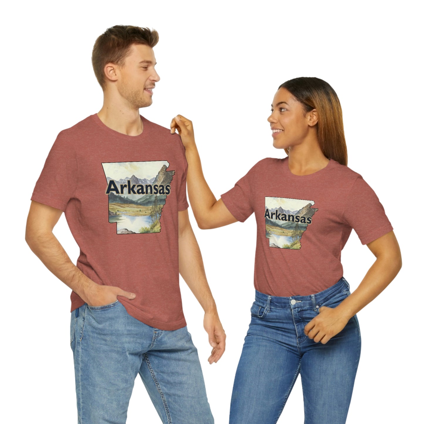 Arkansas Landscape Unisex Jersey Short Sleeve Tee Tshirt T-shirt