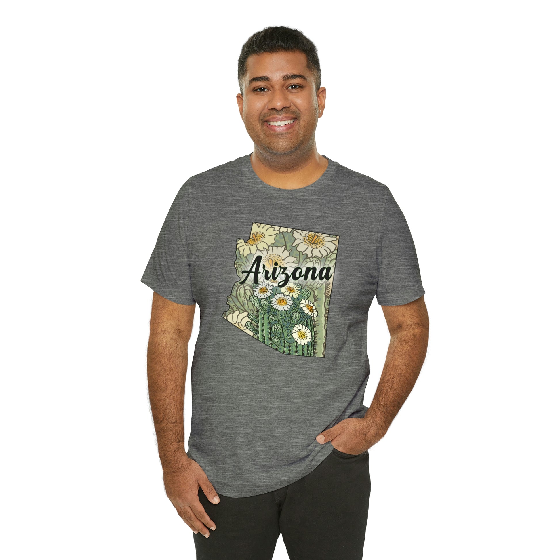 Arizona State Flower Short Sleeve T-shirt