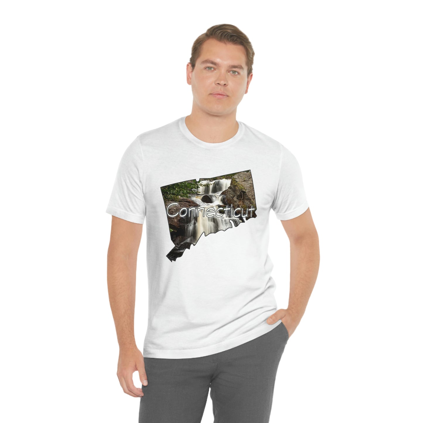 Connecticut Waterfall Unisex Jersey Short Sleeve T-shirt