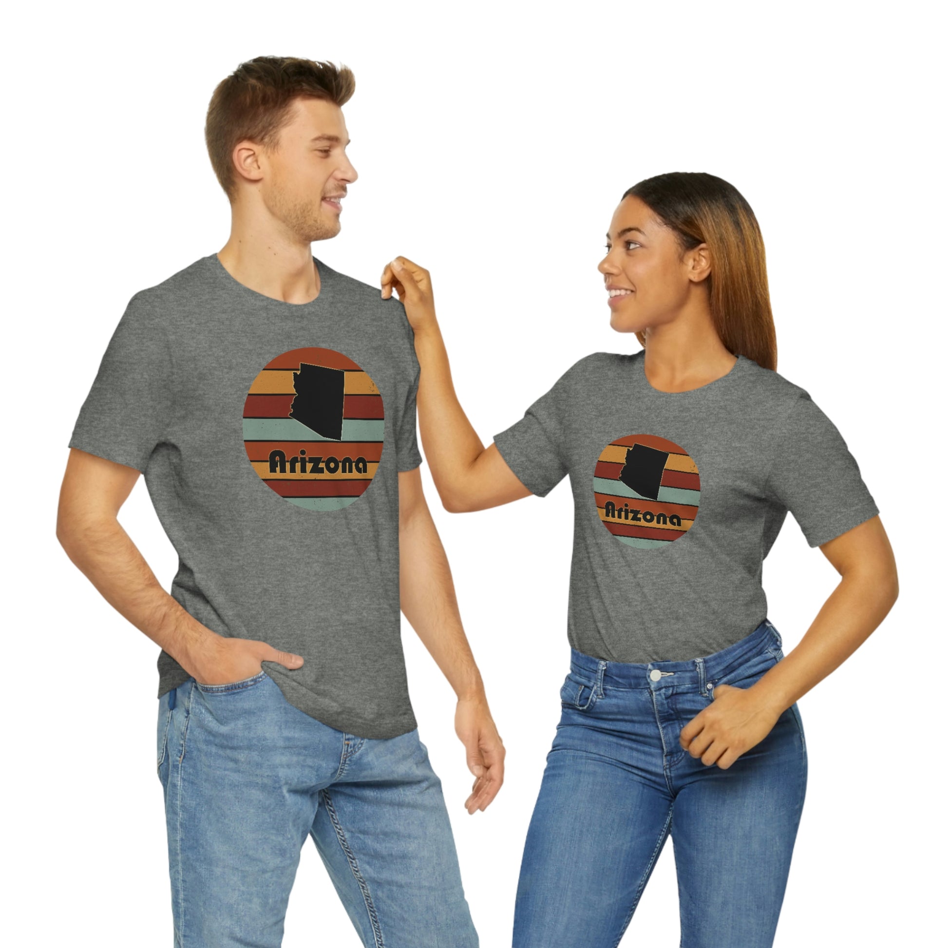 Arizona Retro Sunset Unisex Jersey Short Sleeve Tee Tshirt T-shirt