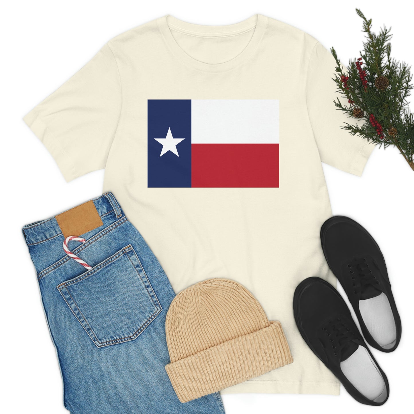 Texas Flag Unisex Jersey Short Sleeve Tee Tshirt T-shirt