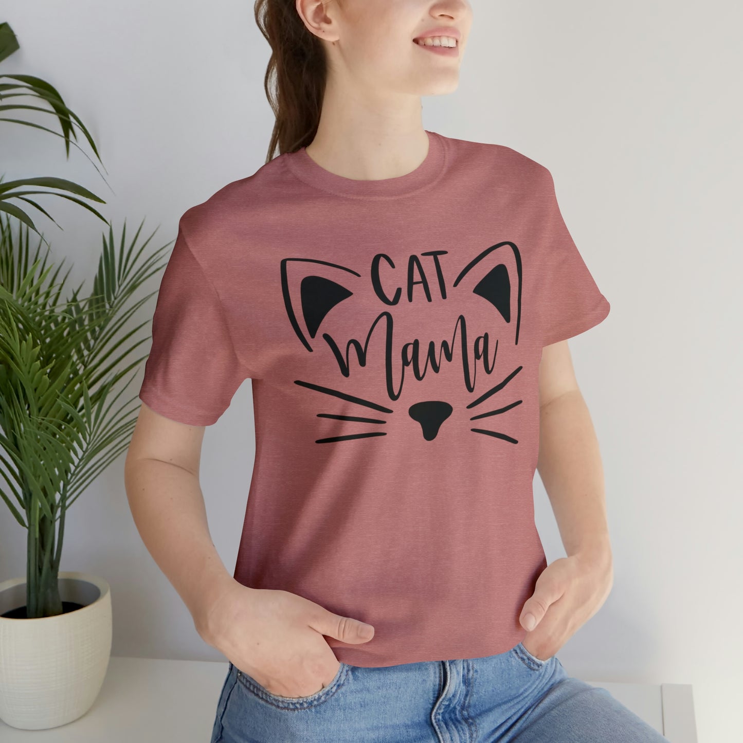 Cat Mama Short Sleeve T-shirt
