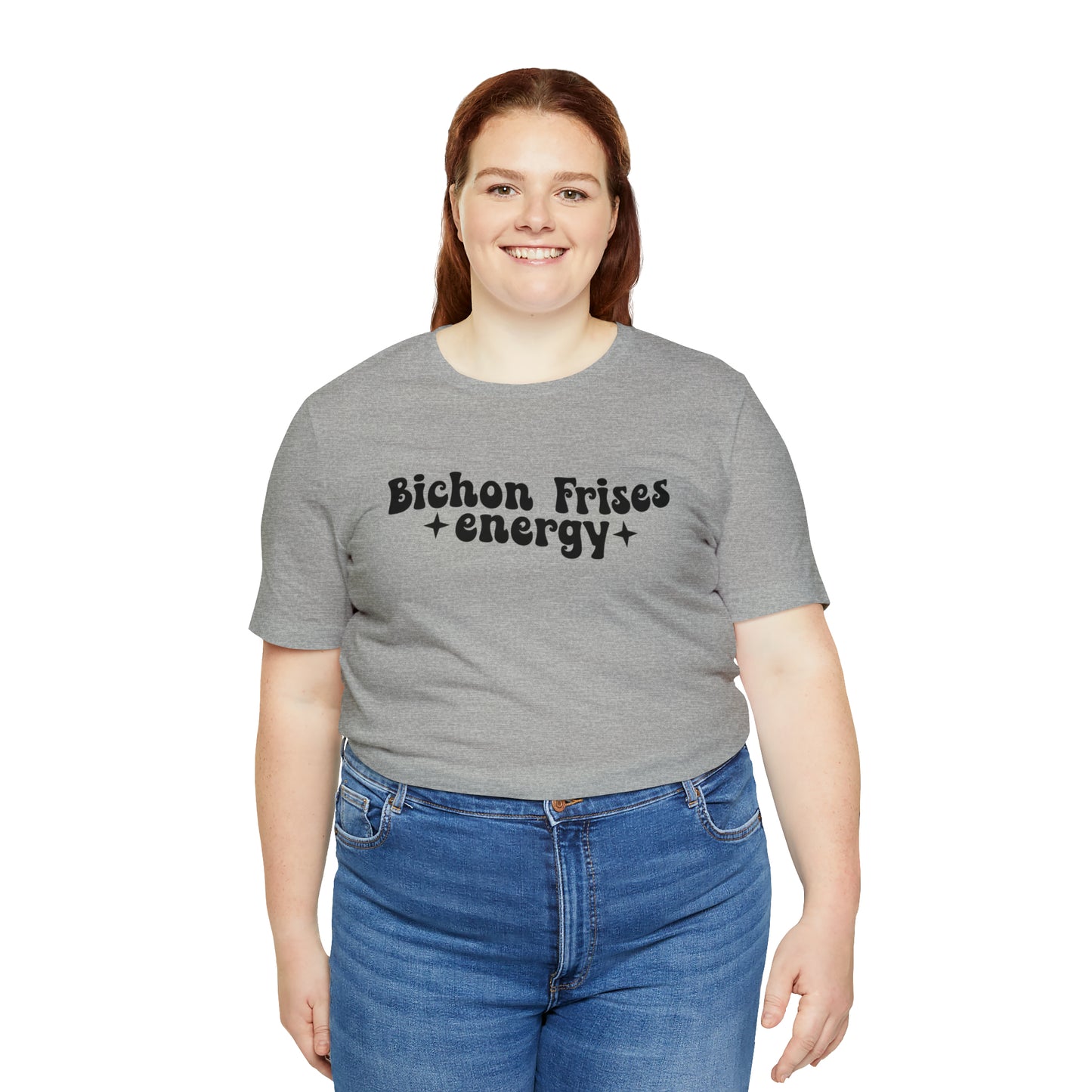Bichon Frises Energy Dog Short Sleeve T-shirt