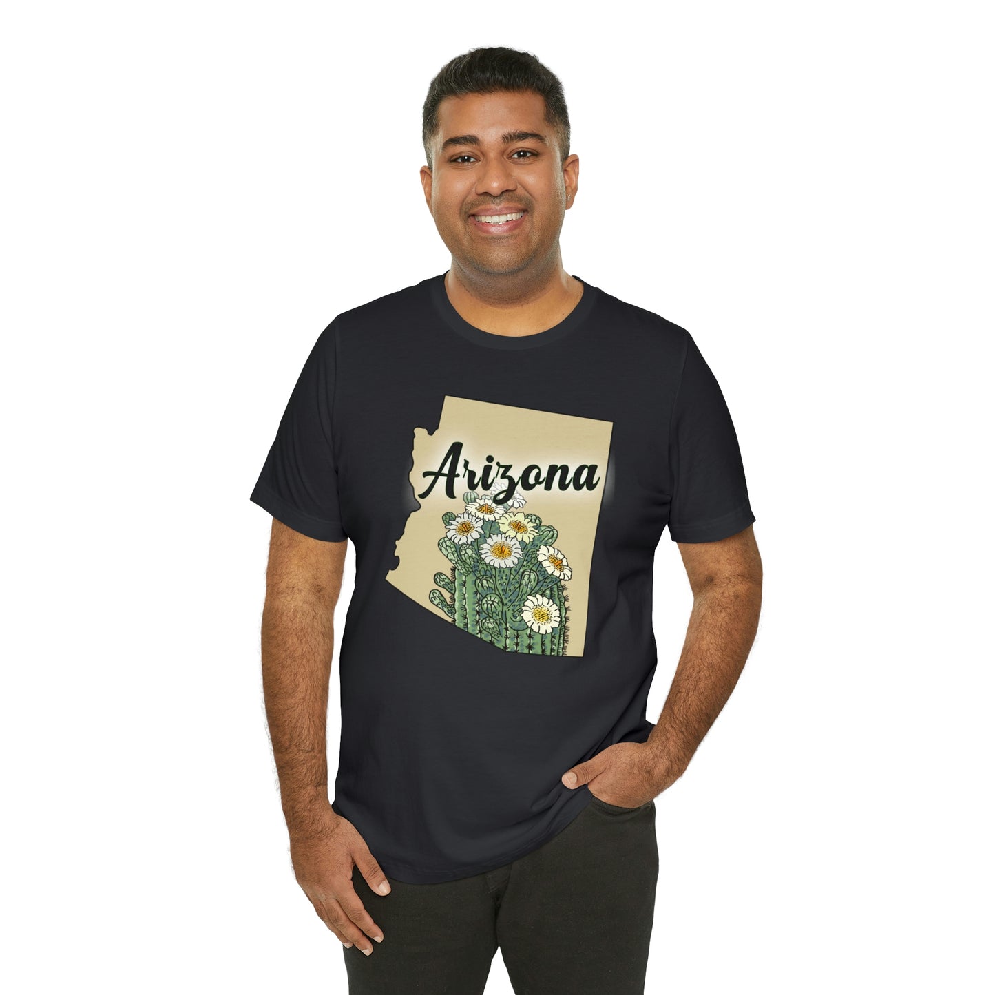 Arizona State Flower Short Sleeve T-shirt