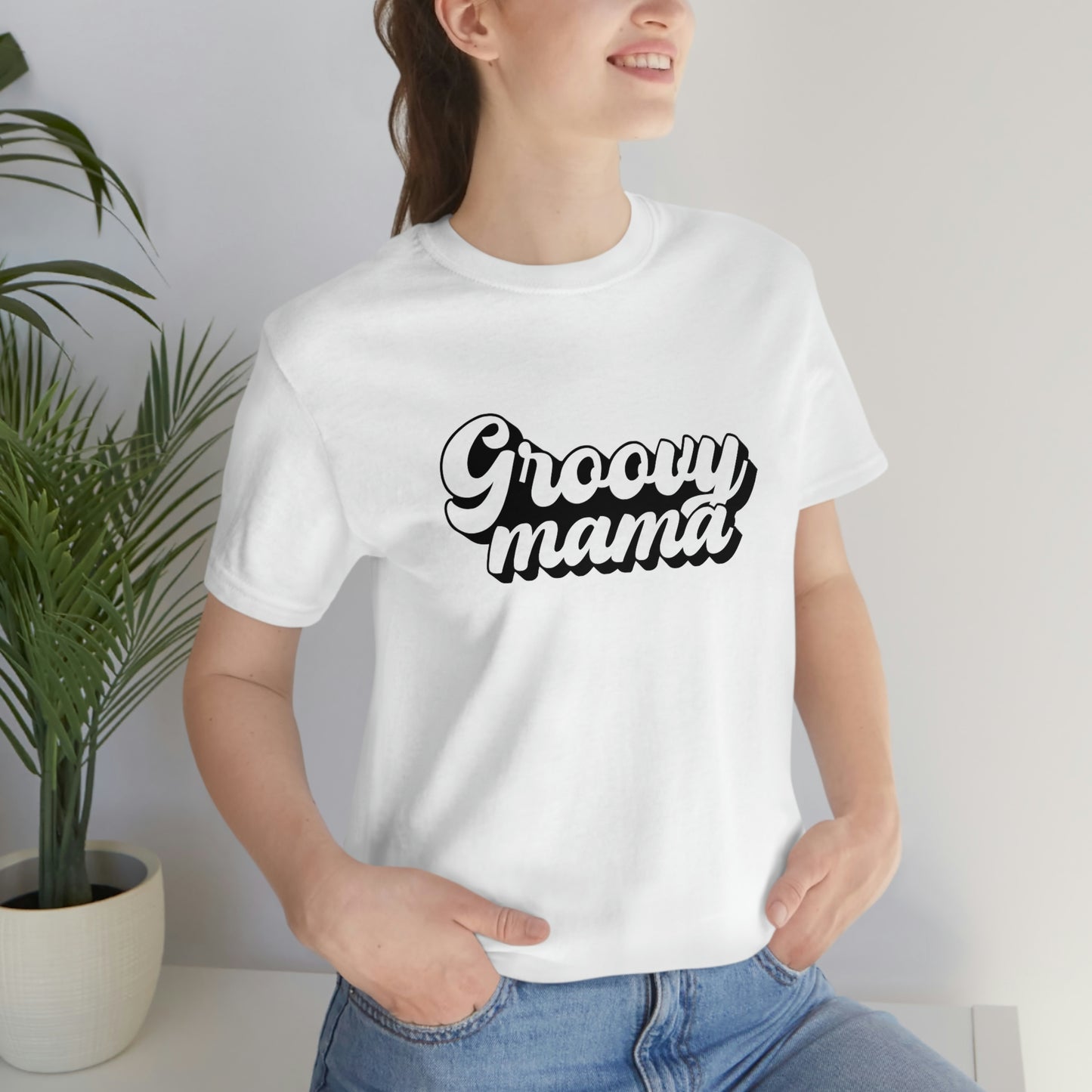 Groovy Mama Unisex Jersey Short Sleeve Tee