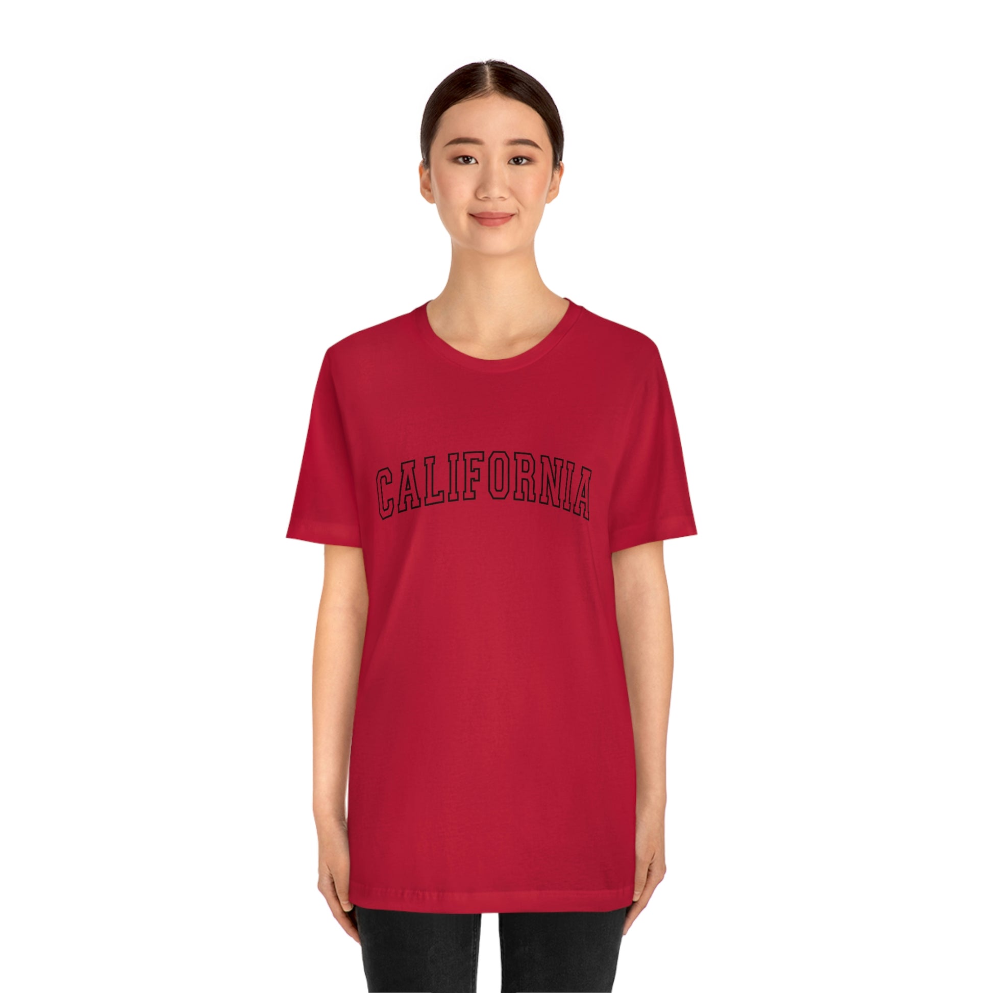 California Arch Varsity Letters Unisex Jersey Short Sleeve Tee Tshirt T-shirt