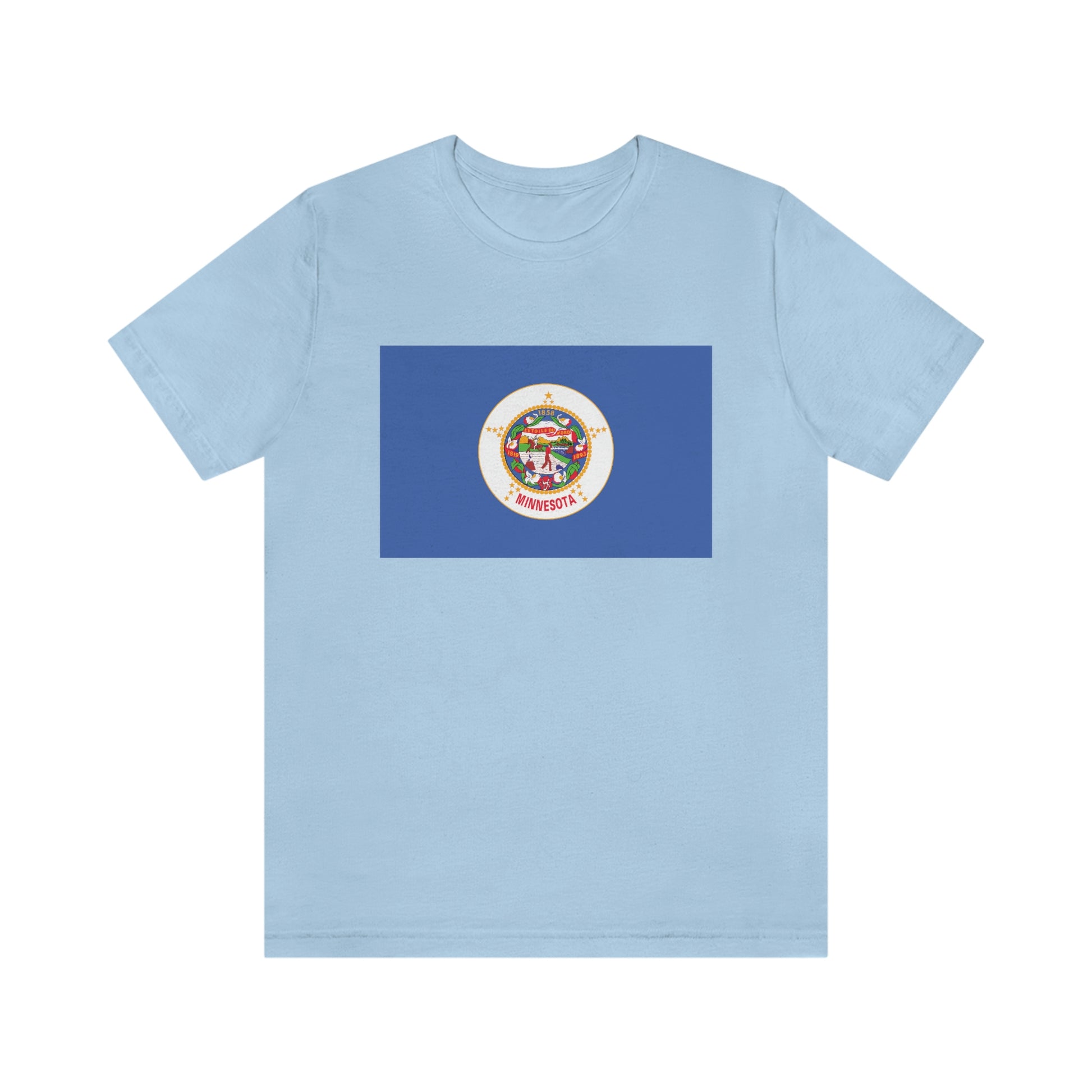 Minnesota Flag Unisex Jersey Short Sleeve Tee Tshirt T-shirt