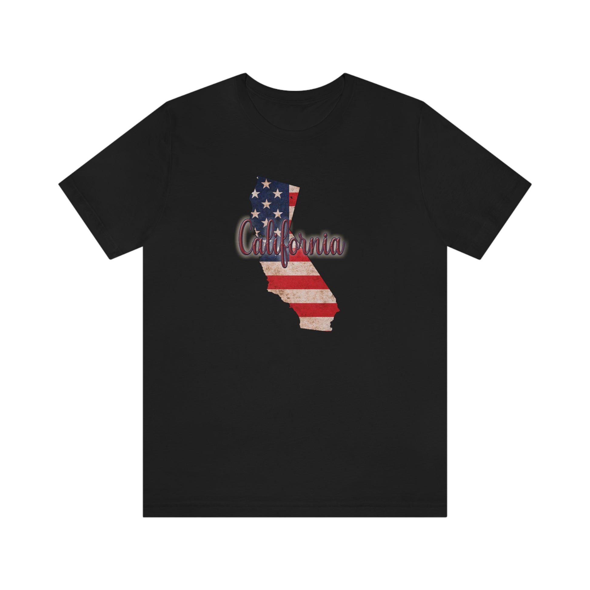 California US Flag Unisex Jersey Short Sleeve Tee Tshirt T-shirt