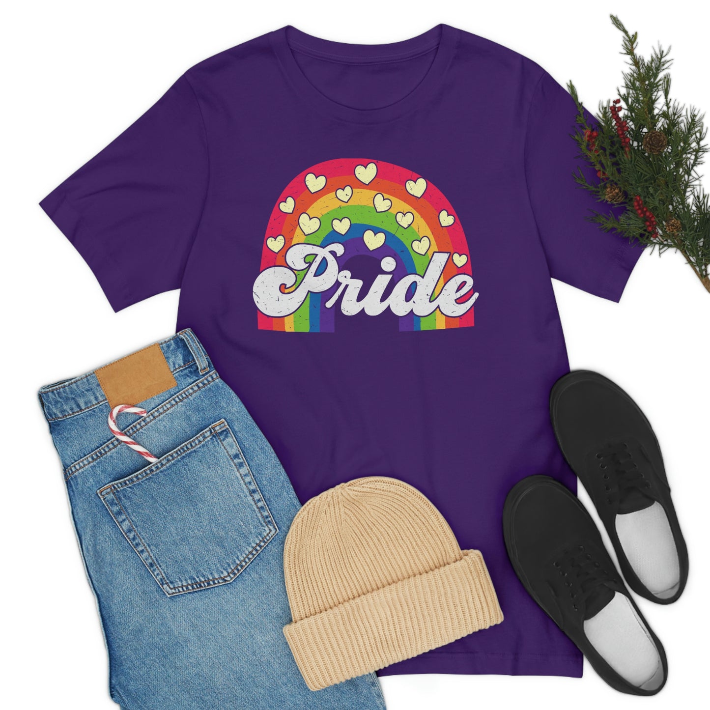 Pride Rainbow LGBTQIA Unisex Jersey Short Sleeve Tee