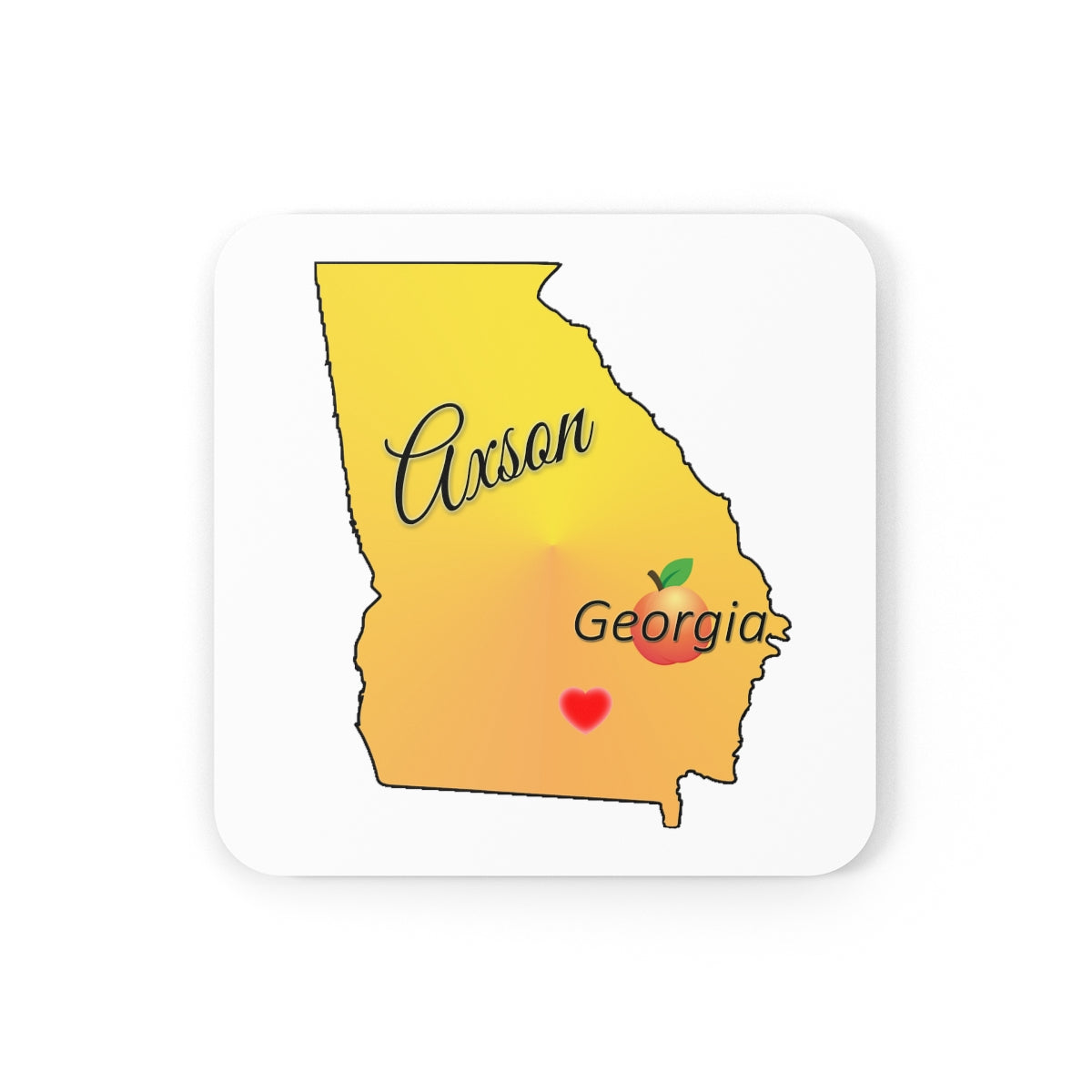 Axson Georgia Corkwood Coaster Set