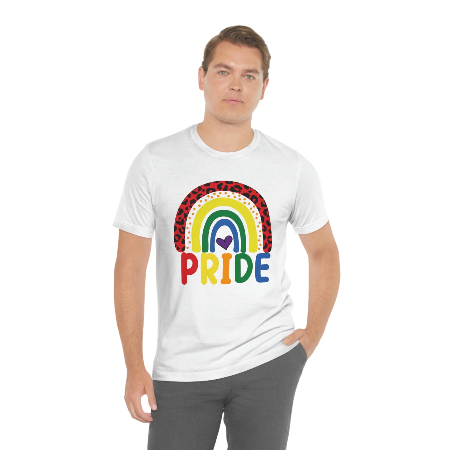 LGBTQIA Awareness Pride Print Unisex Jersey Short Sleeve Tee