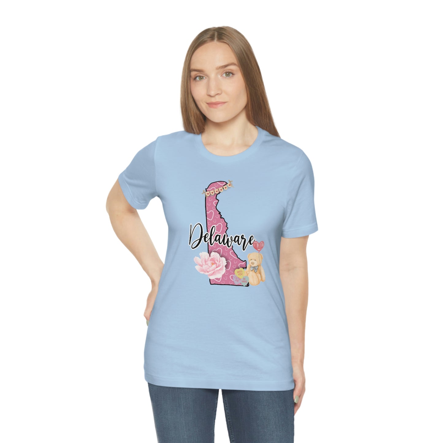 Delaware Valentine Short Sleeve  T-shirt
