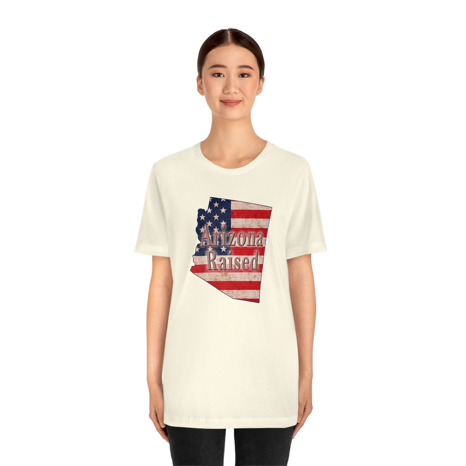 Arizona Raised Flag Unisex Jersey Short Sleeve Tee Tshirt T-shirt