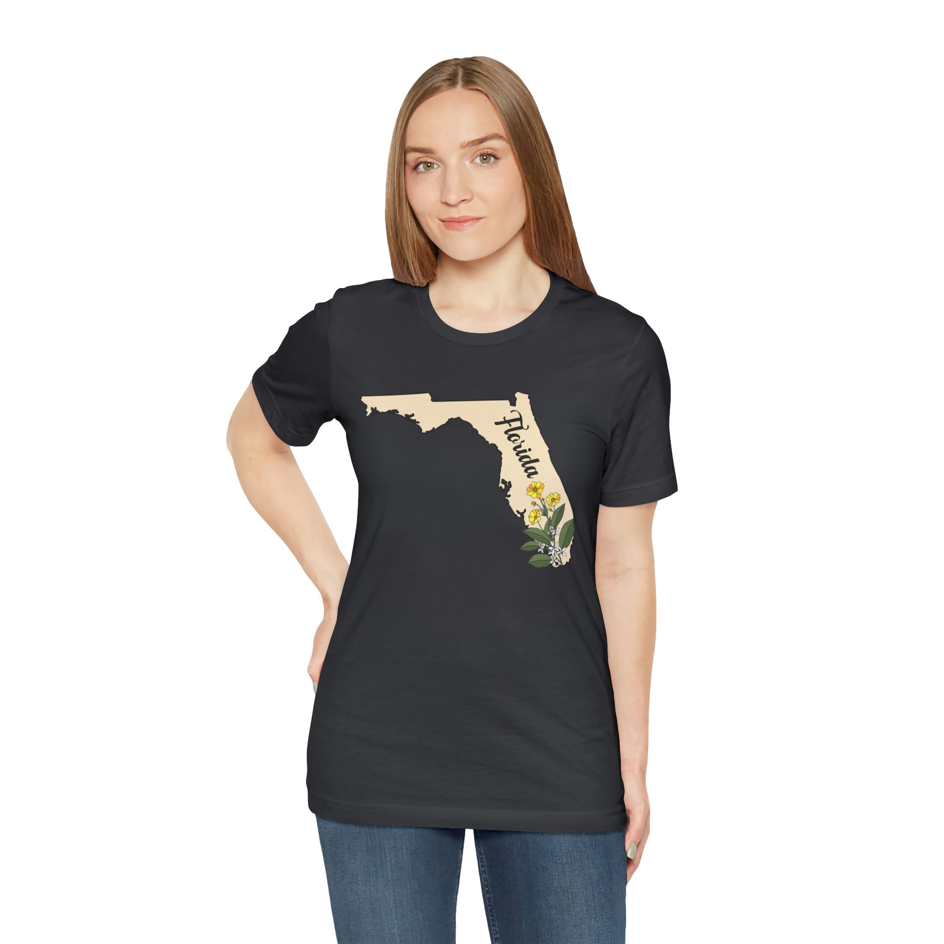 Florida State Flower Short Sleeve T-shirt