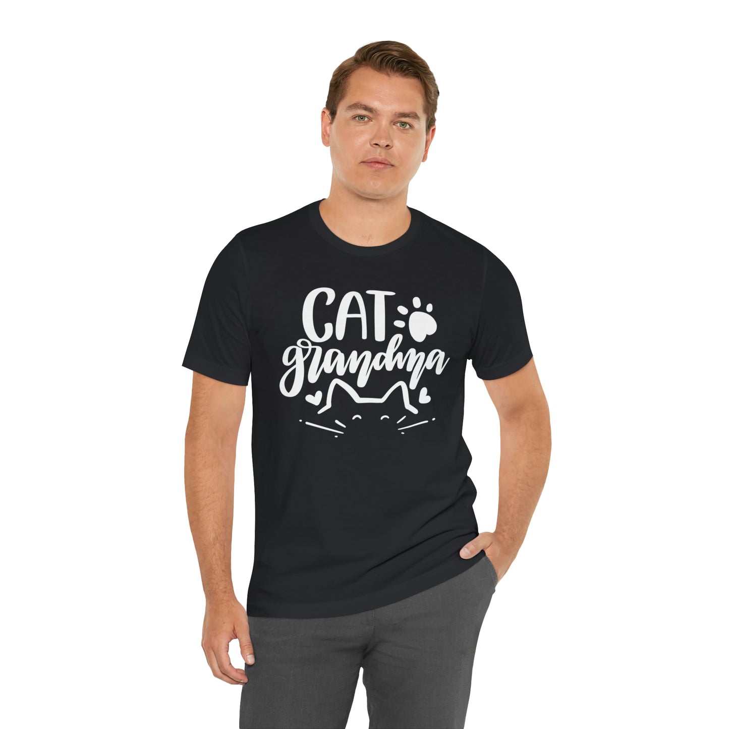 Cat Grandma Short Sleeve T-shirt