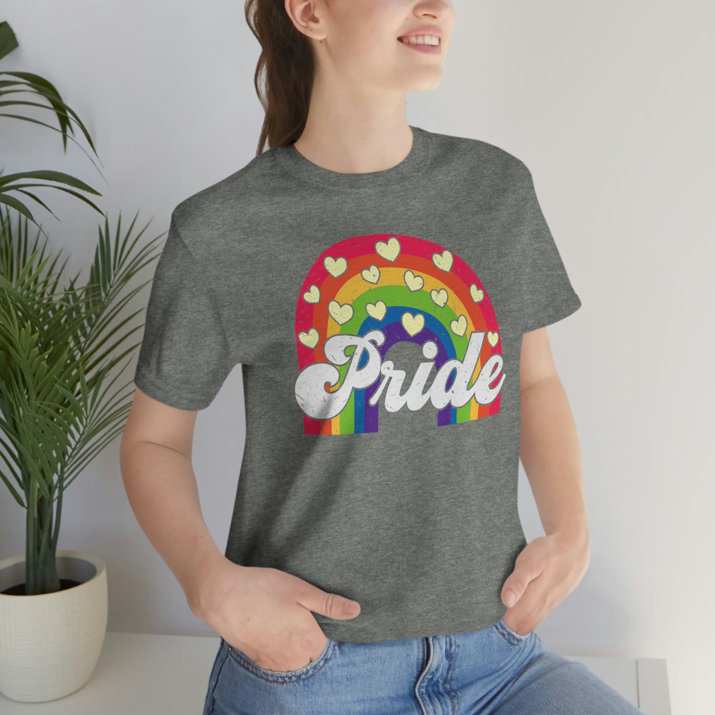 Pride Rainbow LGBTQIA Unisex Jersey Short Sleeve Tee