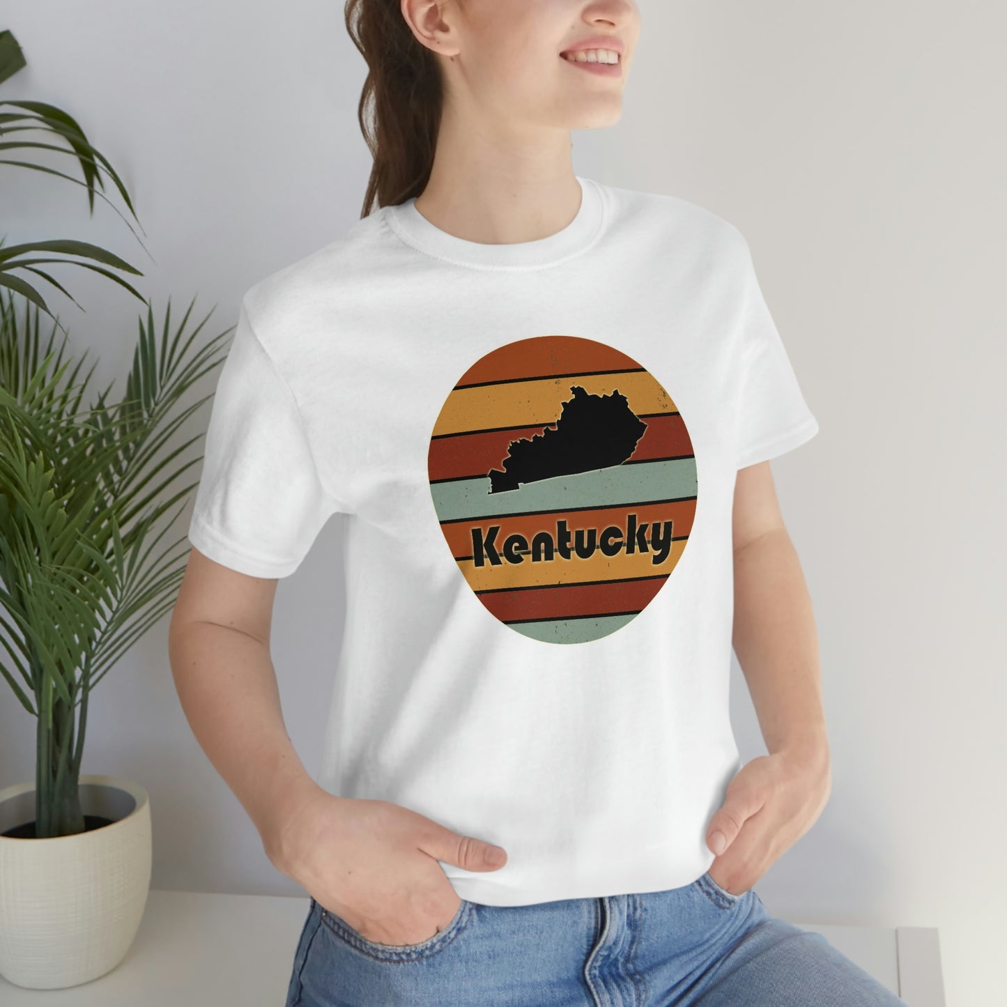 Kentucky Retro Sunset Short Sleeve T-shirt