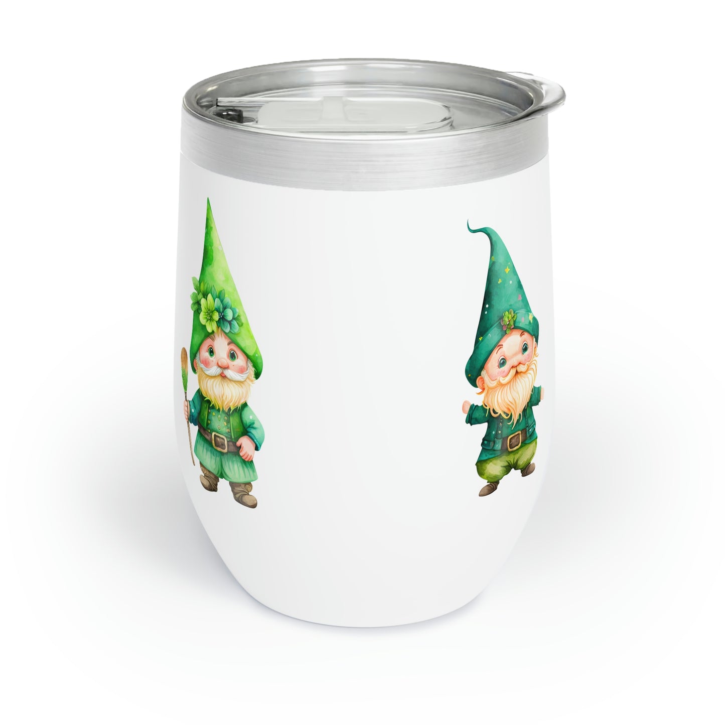 Gnomes St. Patrick's Day Chill Wine Tumbler