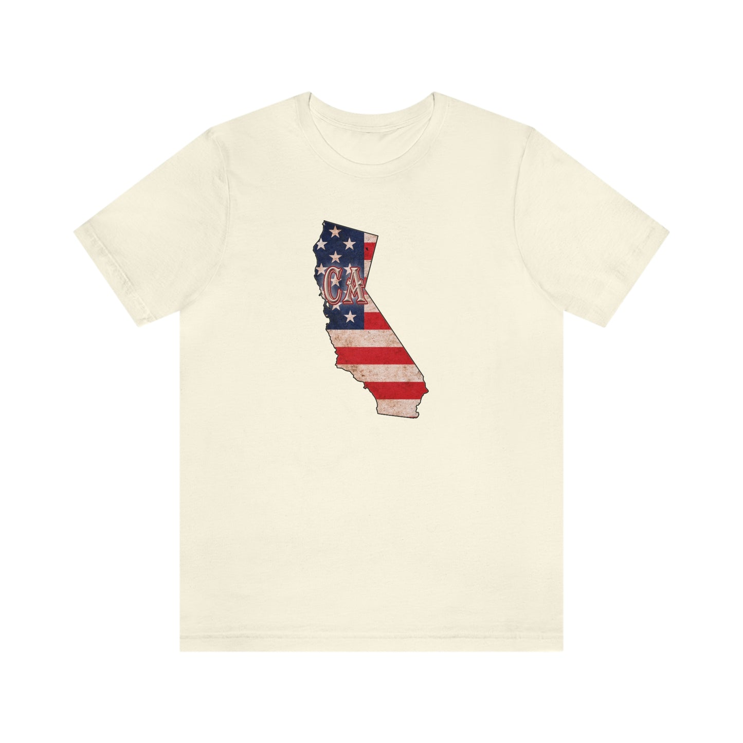 California US Flag Unisex Jersey Short Sleeve Tee Tshirt T-shirt