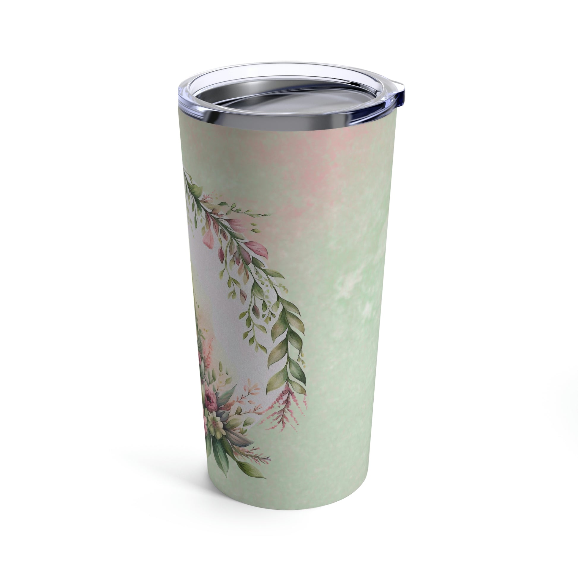 Spring Topiary Watercolor Tumbler 20oz