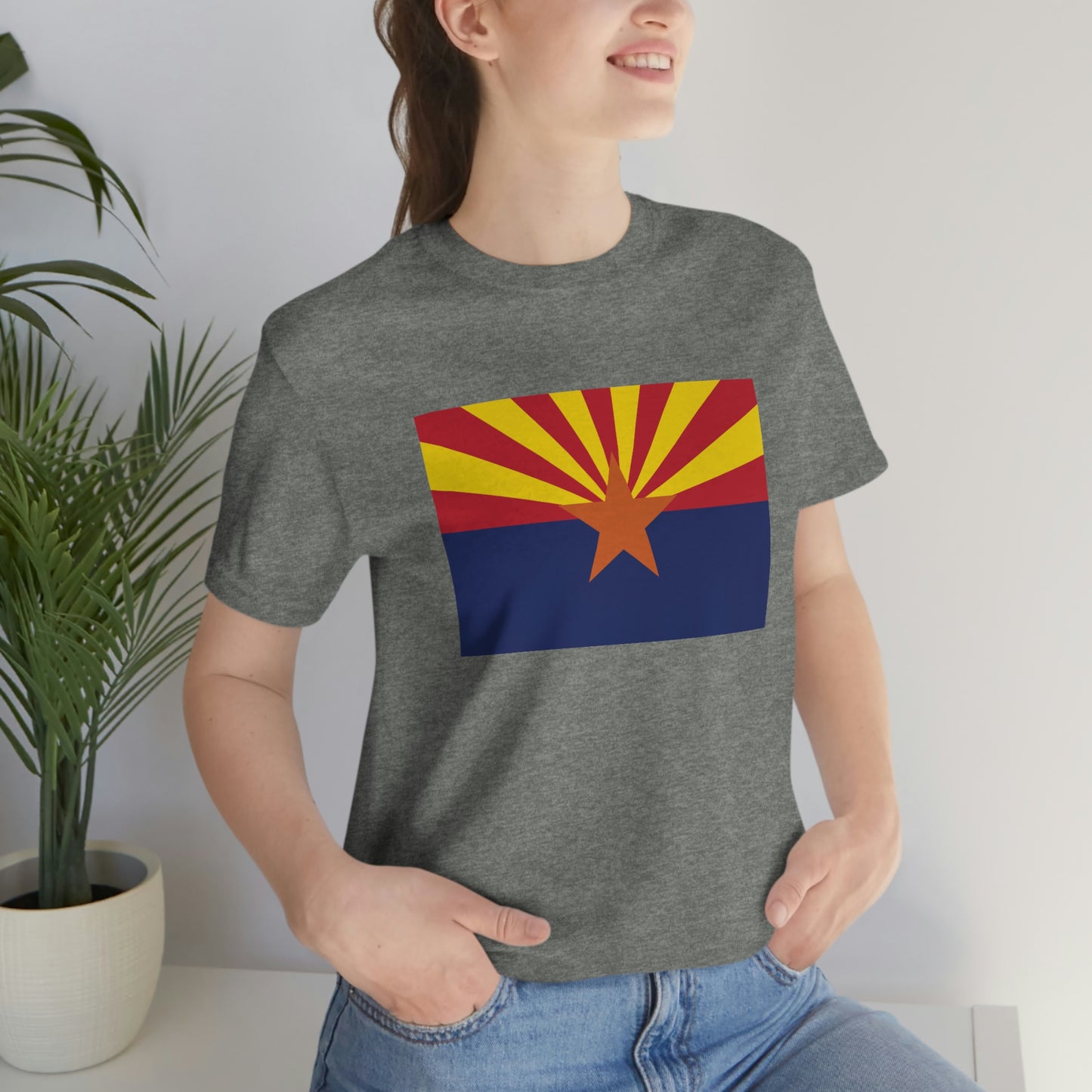 Arizona Flag Unisex Jersey Short Sleeve Tee Tshirt T-shirt