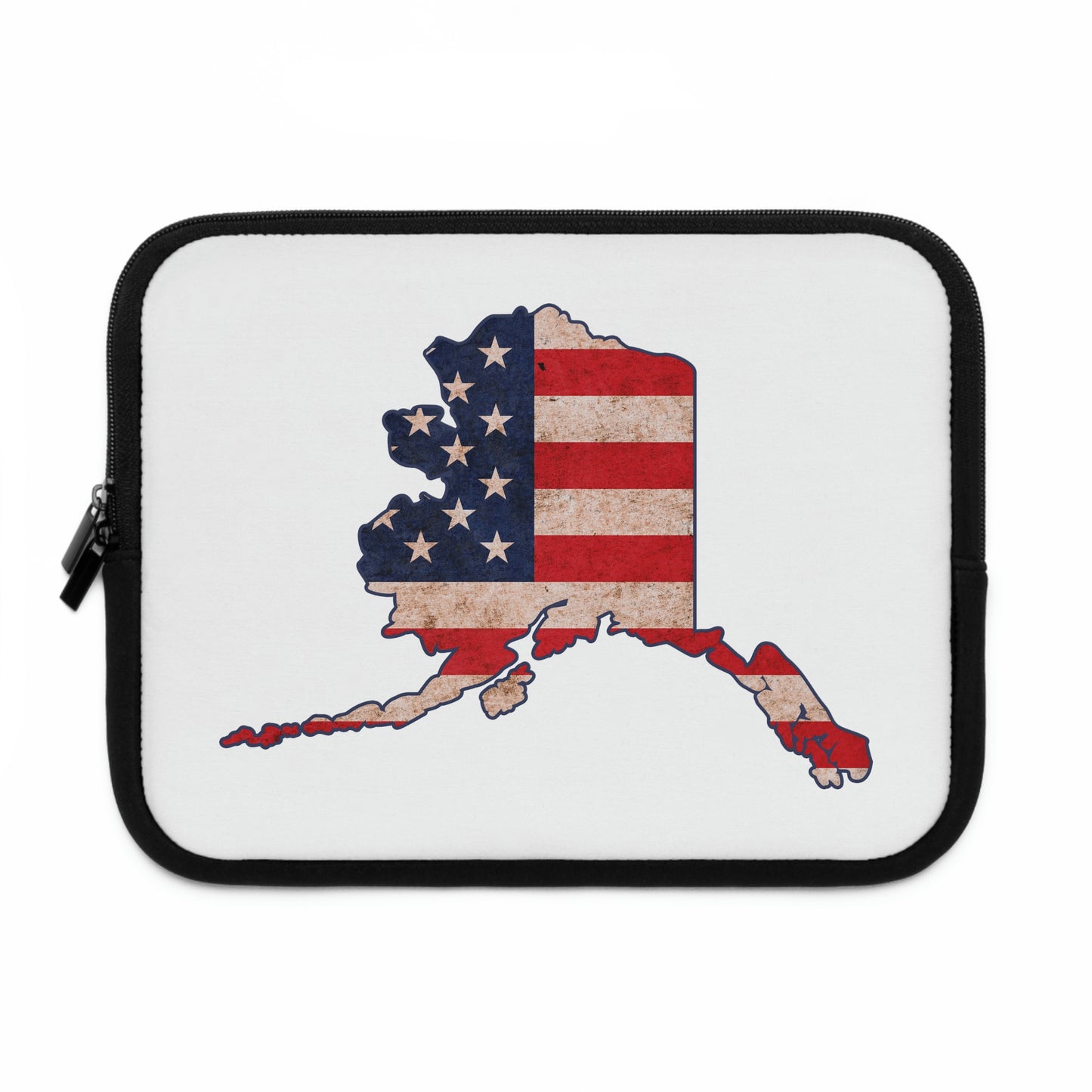 Alaska US Flag Print Laptop Sleeve