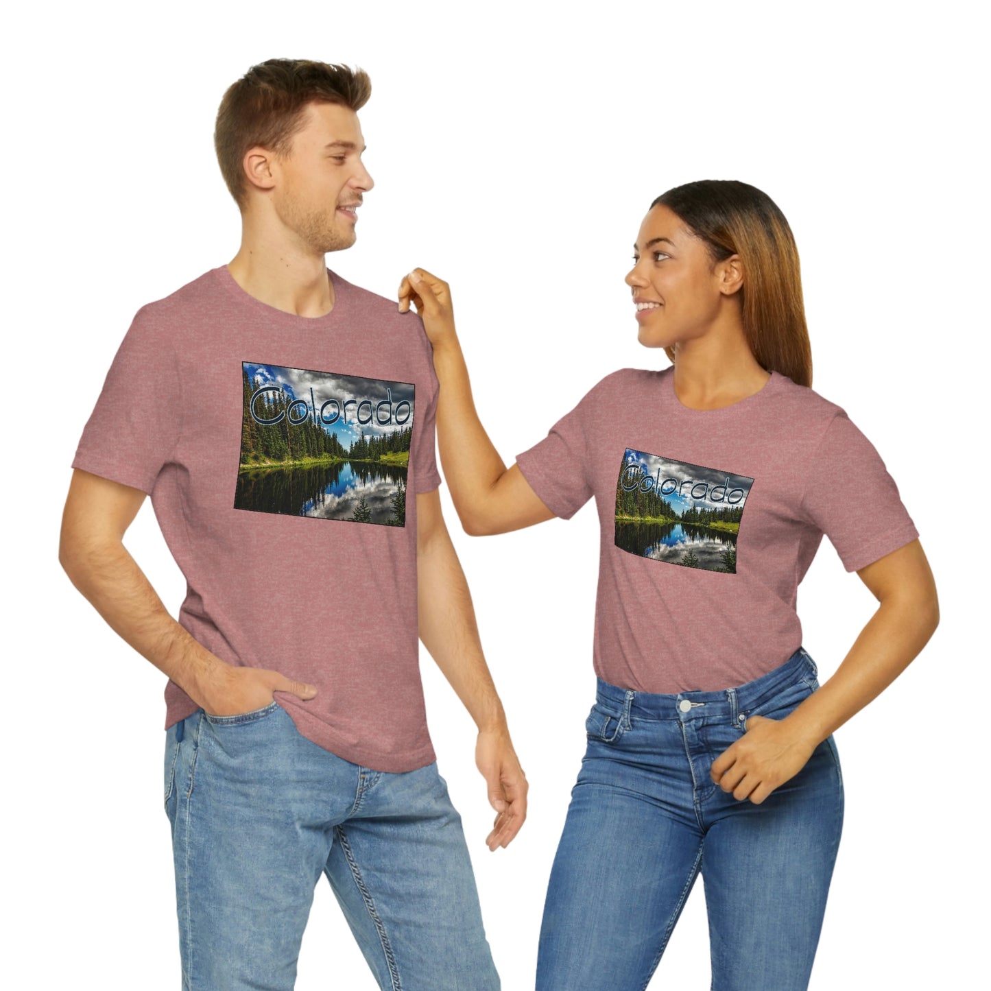 Colorado Lake Unisex Jersey Short Sleeve Tee Tshirt T-shirt