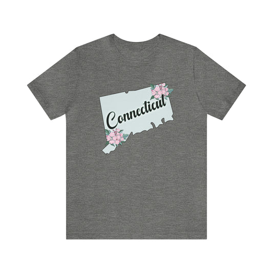 Connecticut State Flower Short Sleeve T-shirt