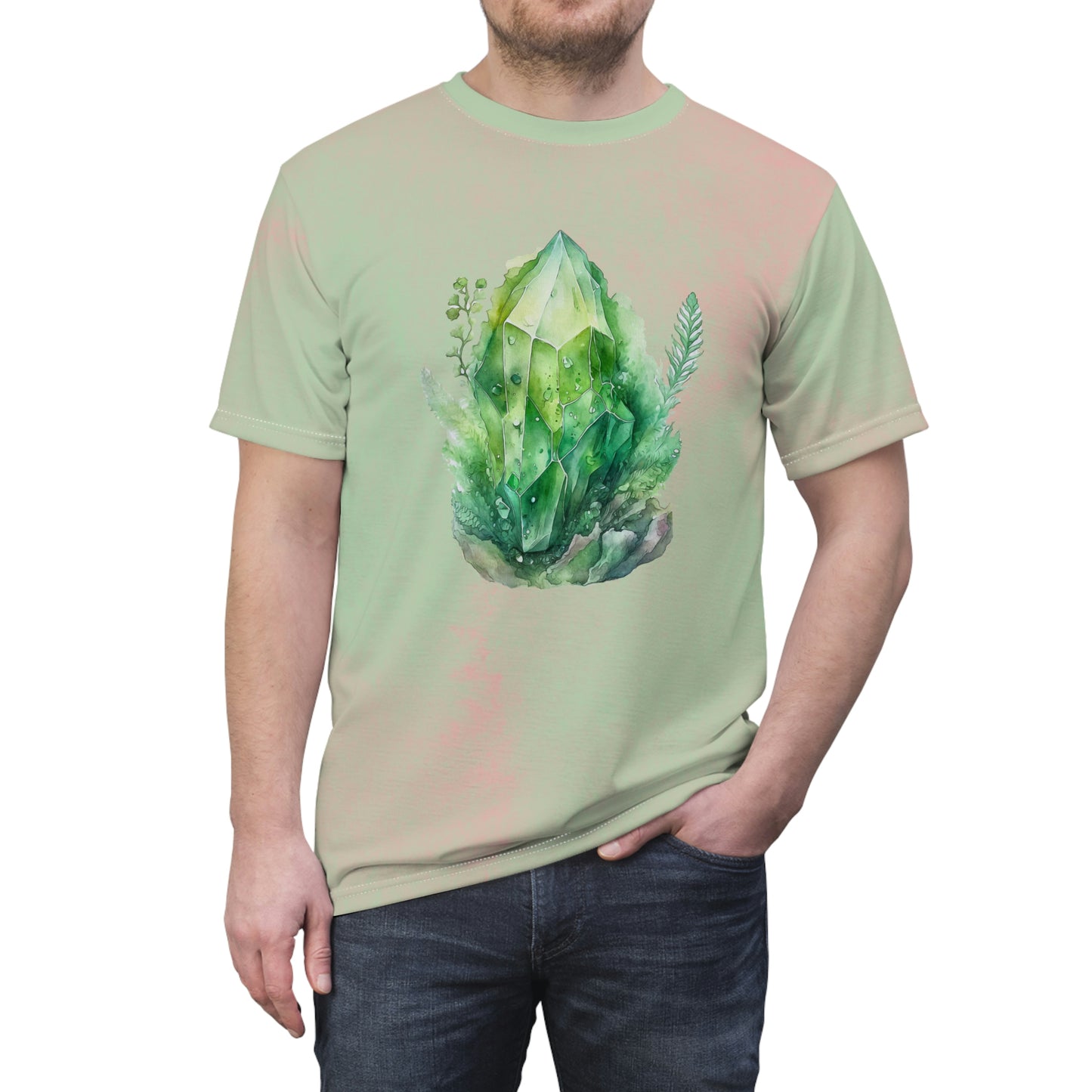 Green Crystal Spring Unisex T-shirt