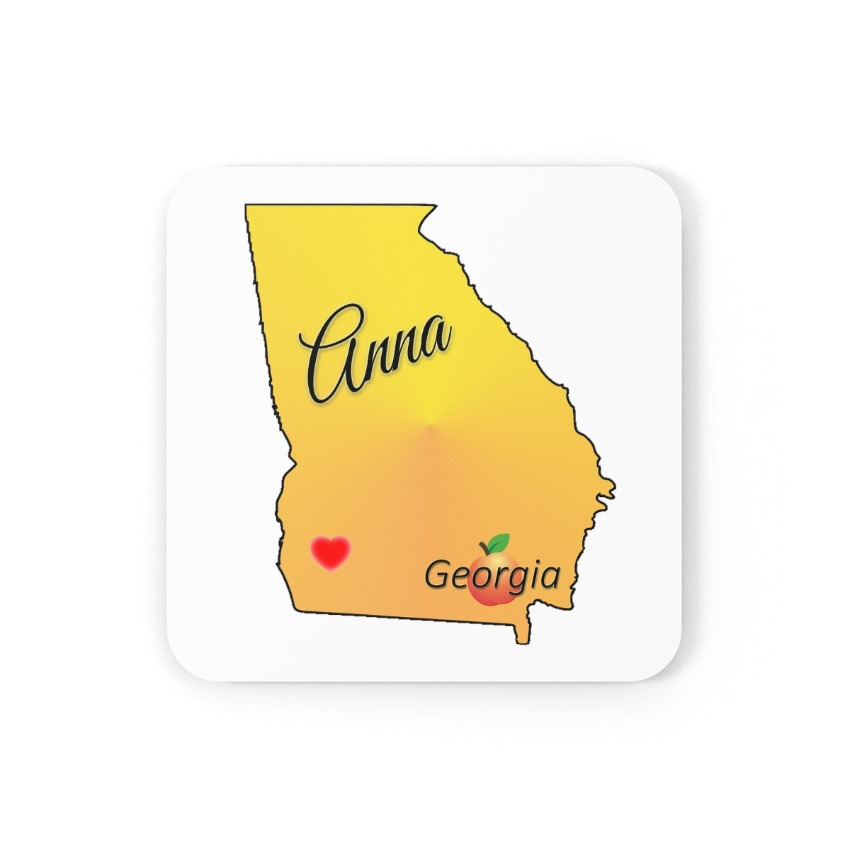 Anna Georgia Corkwood Coaster Set