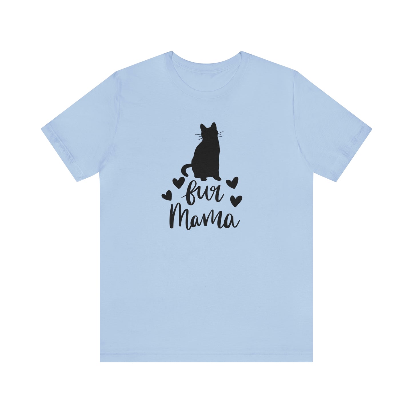 Fur Mama Cat Short Sleeve T-shirt