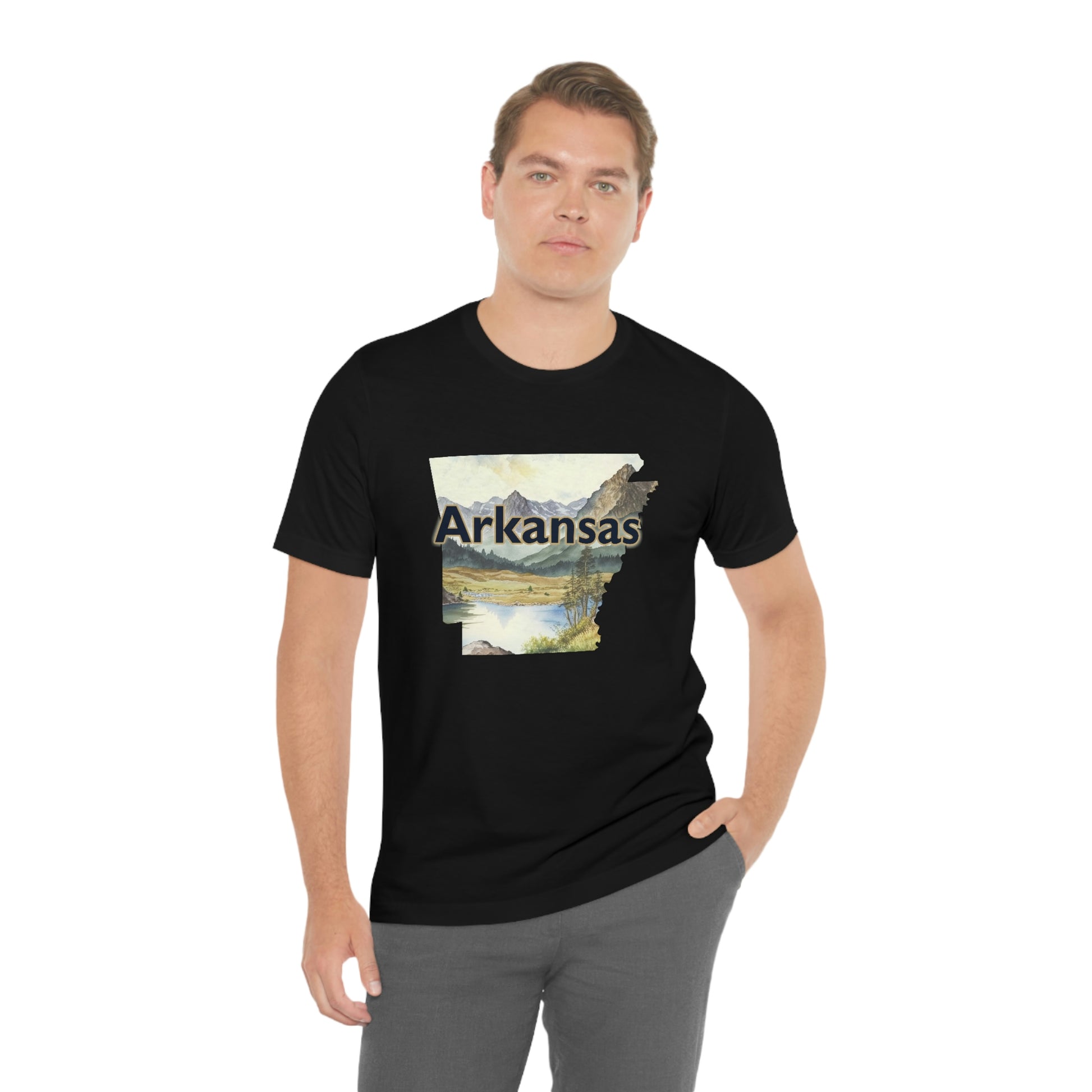 Arkansas Landscape Unisex Jersey Short Sleeve Tee Tshirt T-shirt