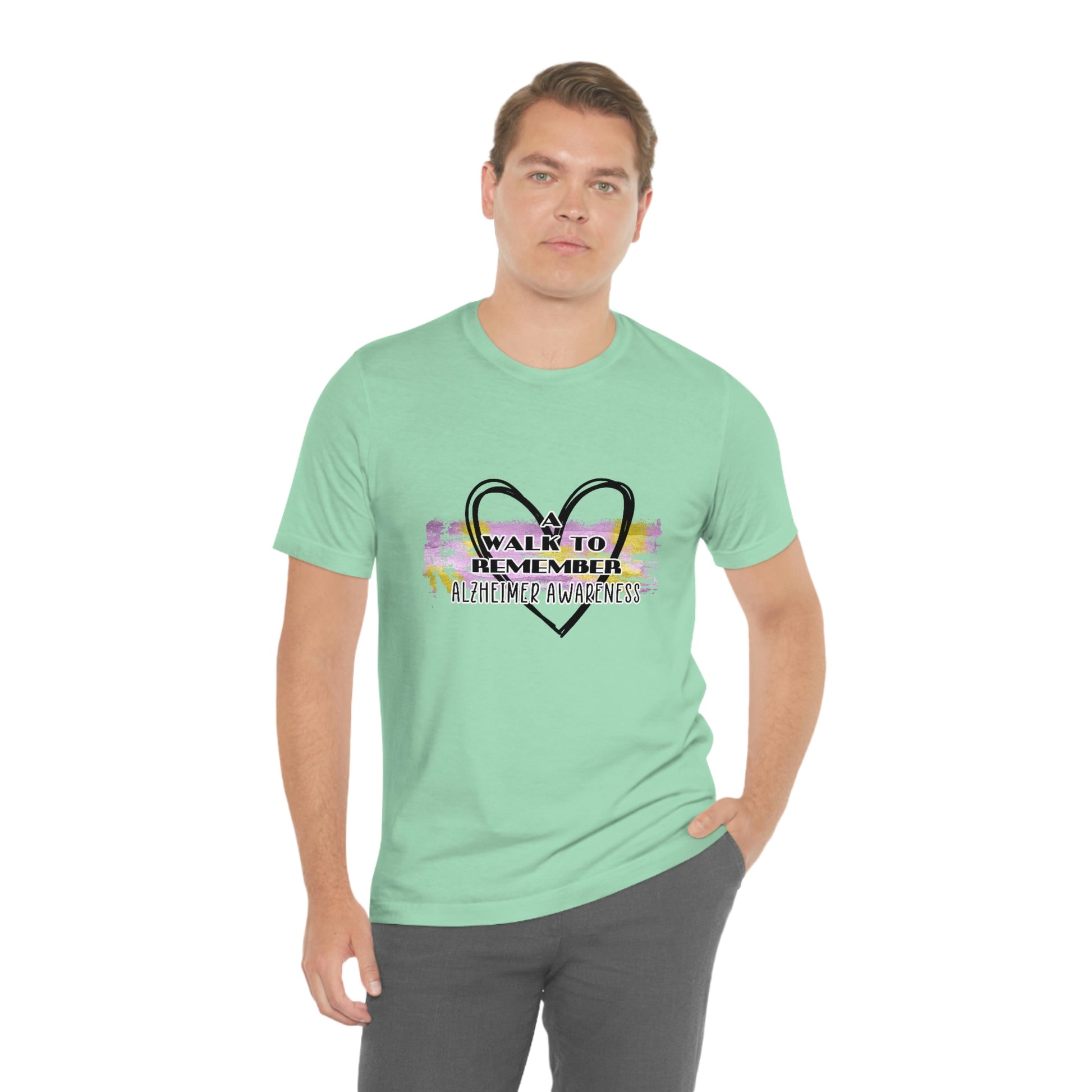 A Walk to Remember Alzheimer Awareness Unisex Jersey Short Sleeve Tee Tshirt T-shirt