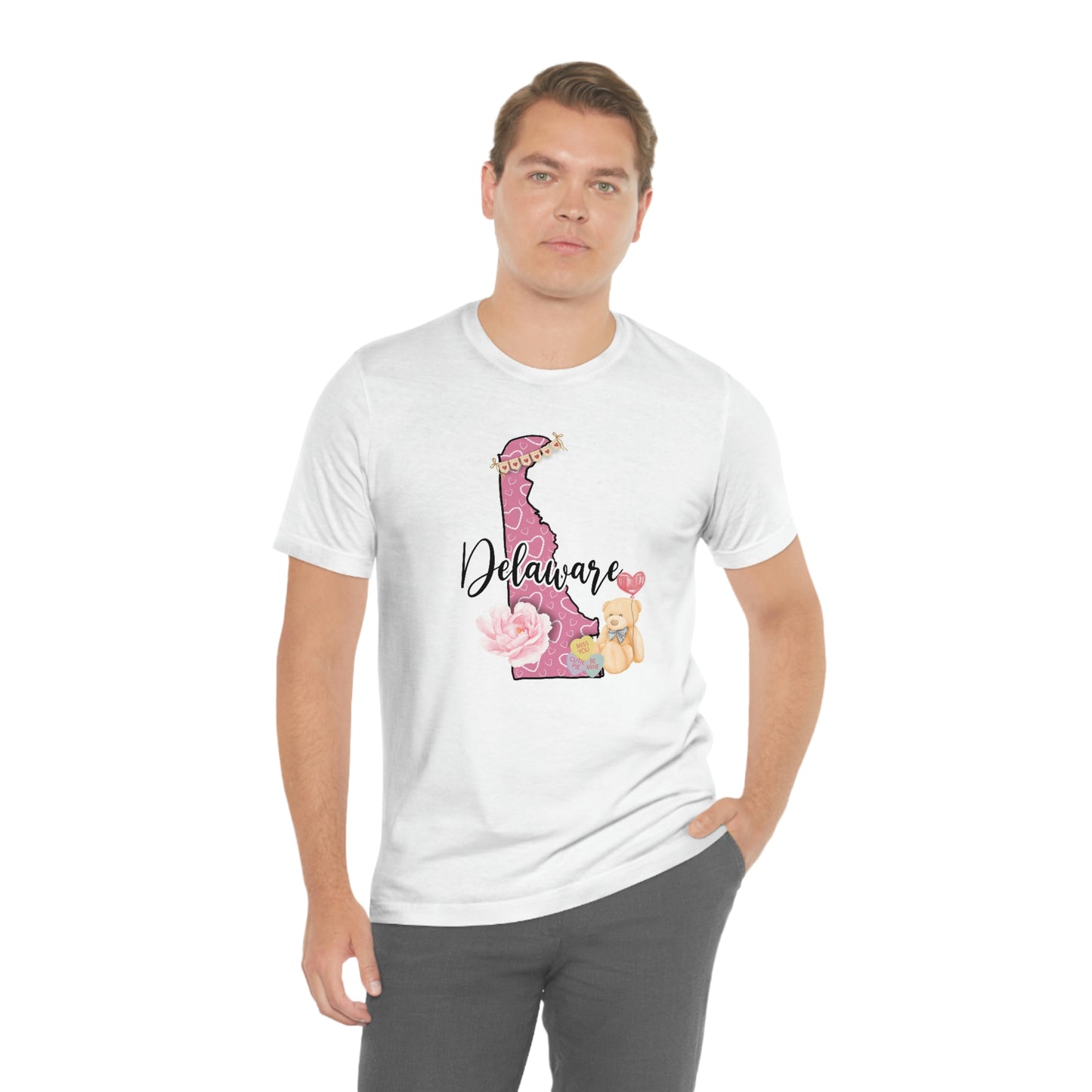 Delaware Valentine Short Sleeve  T-shirt