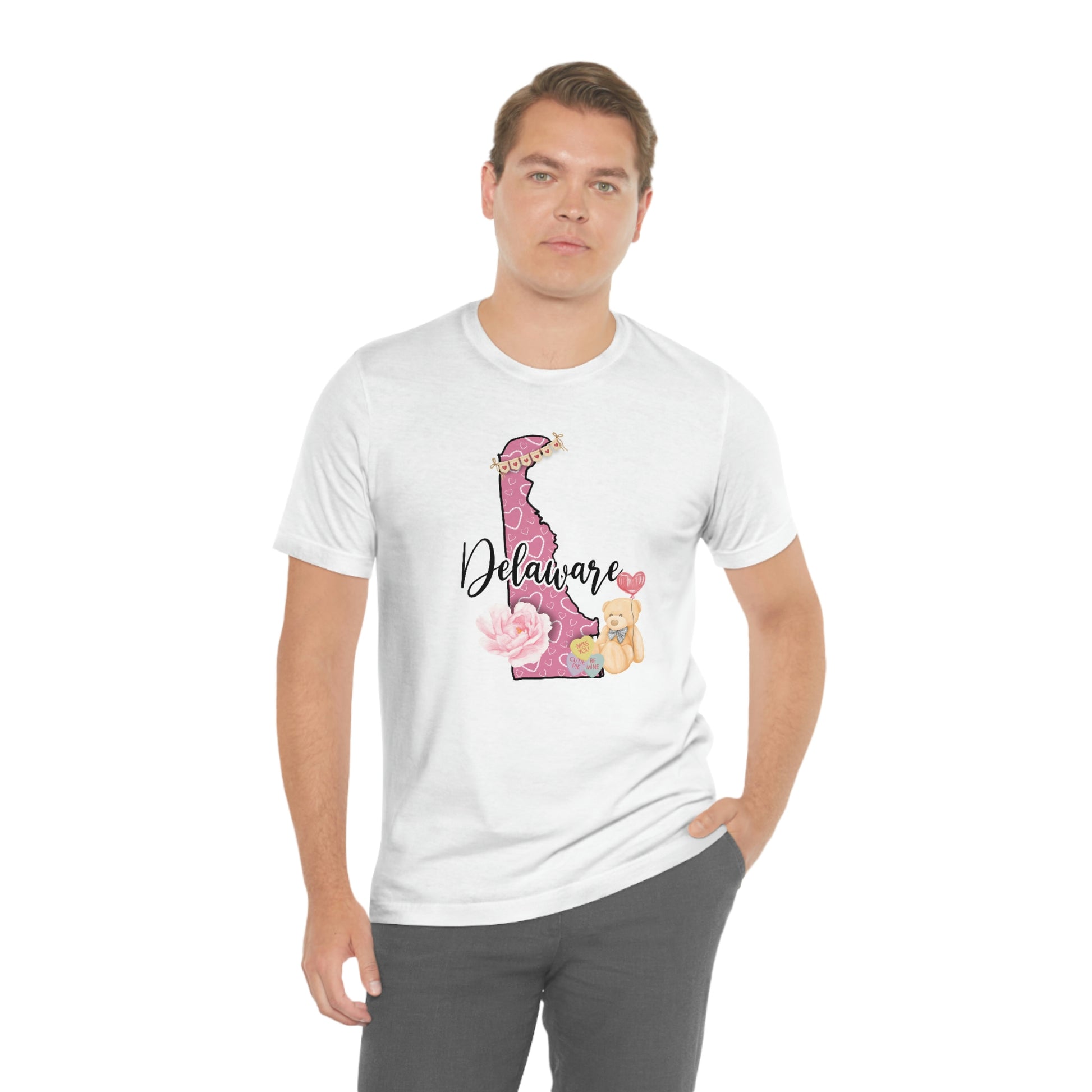 Delaware Valentine Short Sleeve  T-shirt