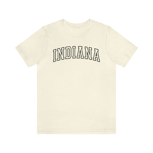Indiana Varsity Letters Arch Short Sleeve T-shirt