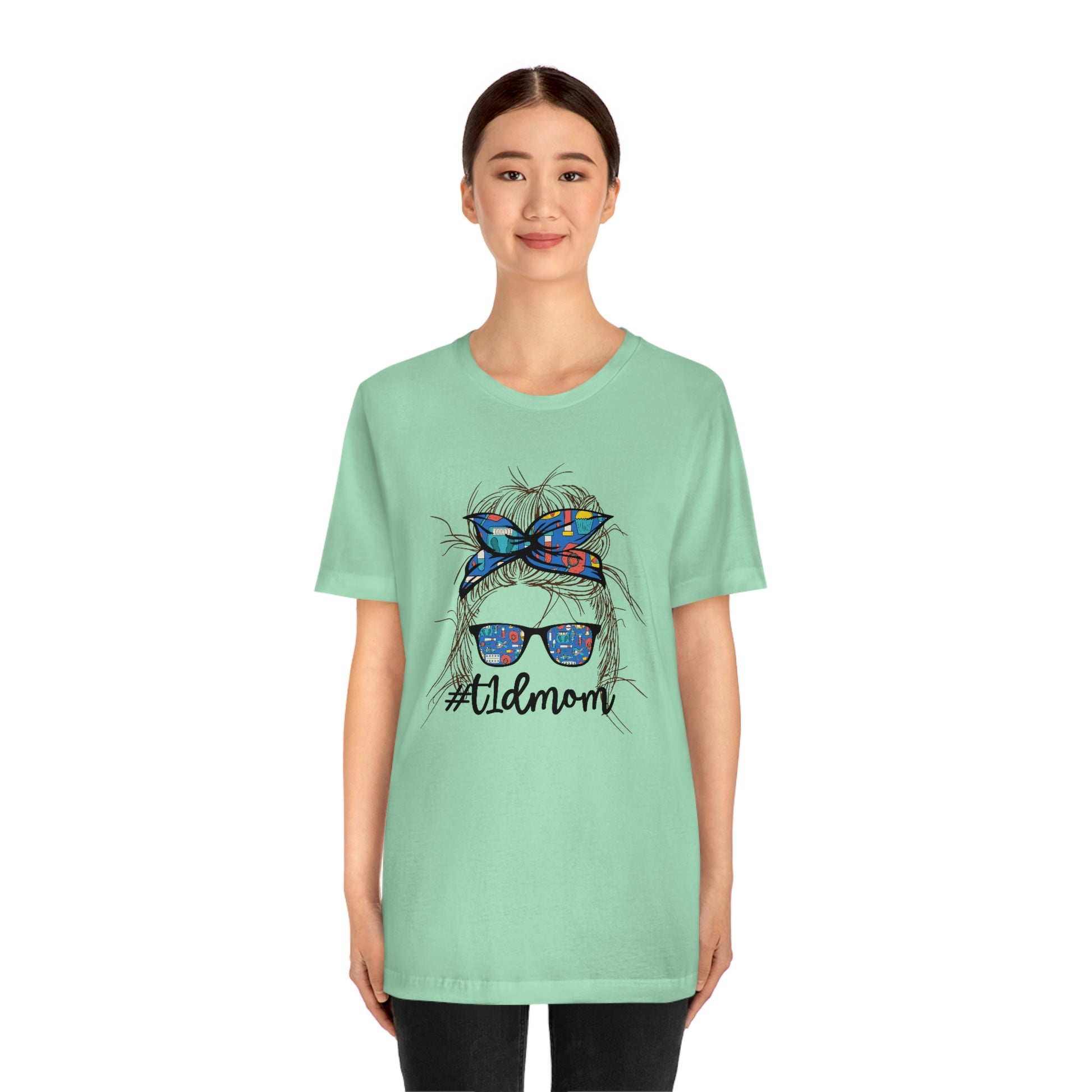T1D Mom Diabetes Awareness tshirt t-shirt tee
