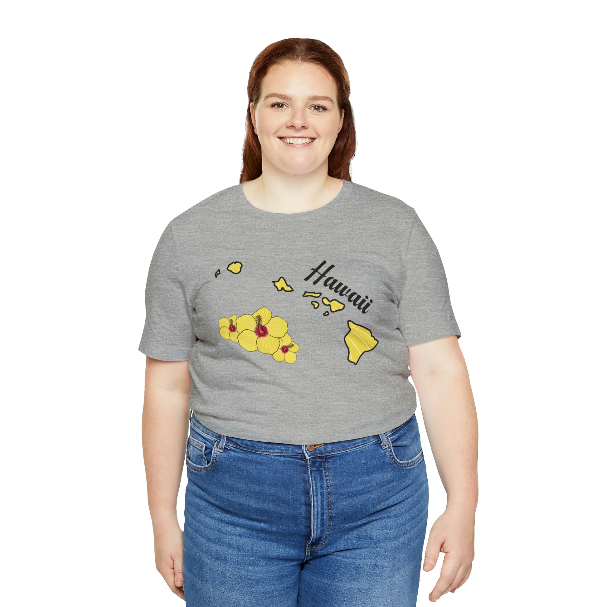 Hawaii State Flower Short Sleeve T-shirt