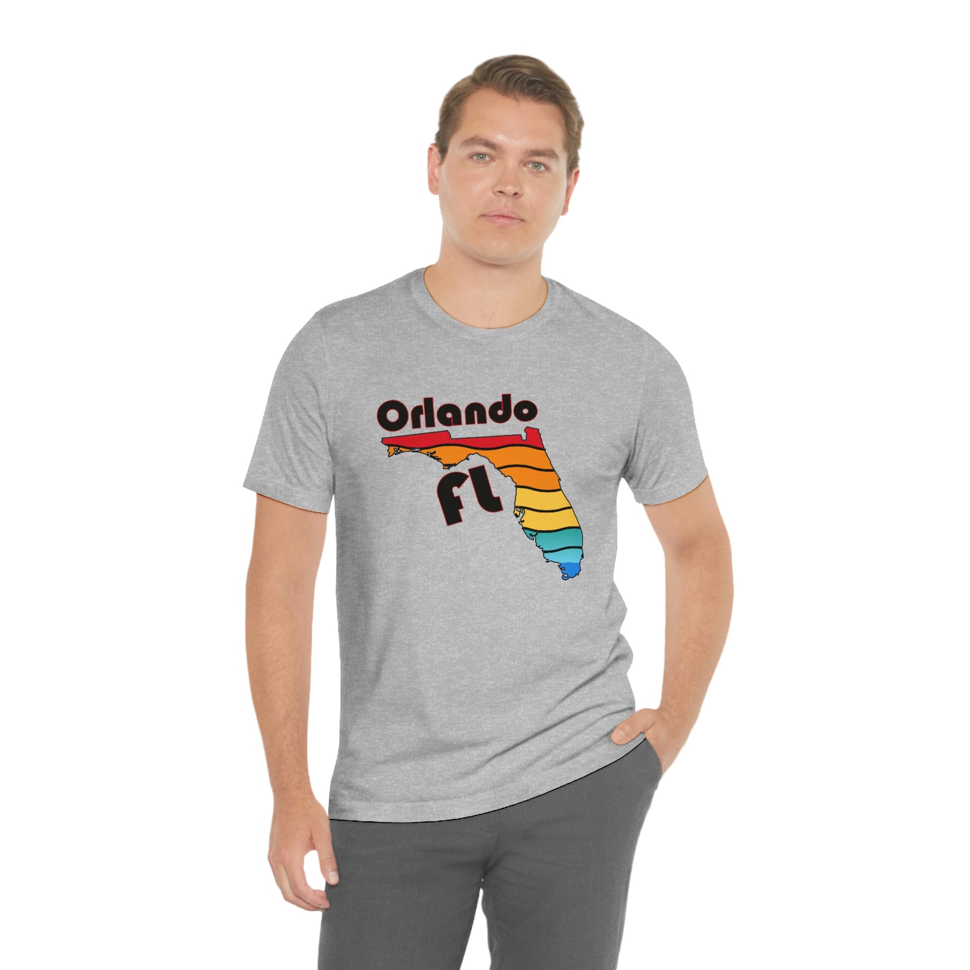 Orlando Florida Rainbow Florida Short Sleeve T-shirt