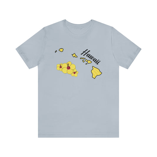 Hawaii State Flower Short Sleeve T-shirt