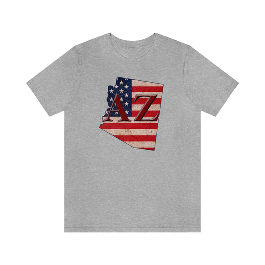 Arizona Flag AZ Unisex Jersey Short Sleeve Tee Tshirt T-shirt