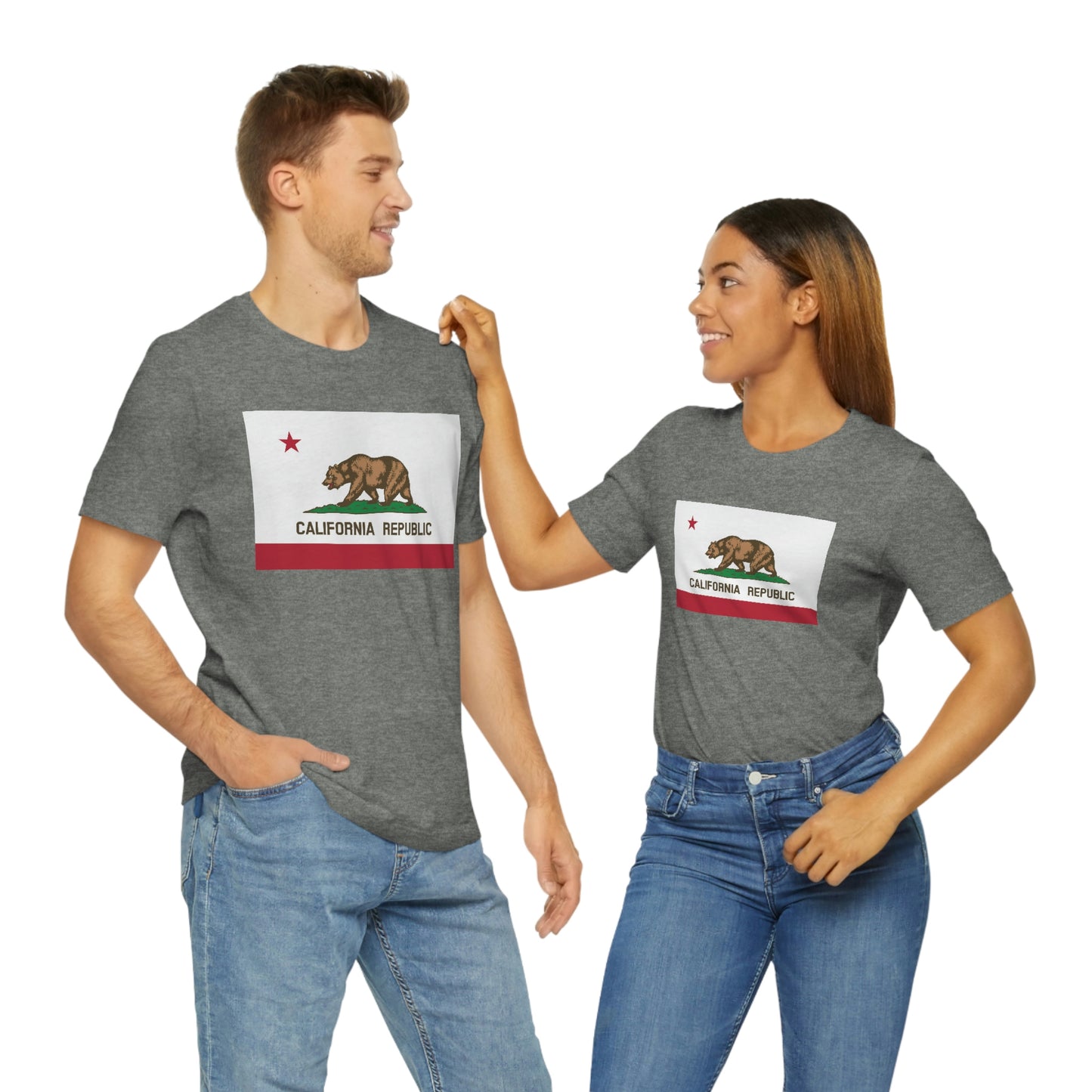 California Flag Unisex Jersey Short Sleeve Tee Tshirt T-shirt