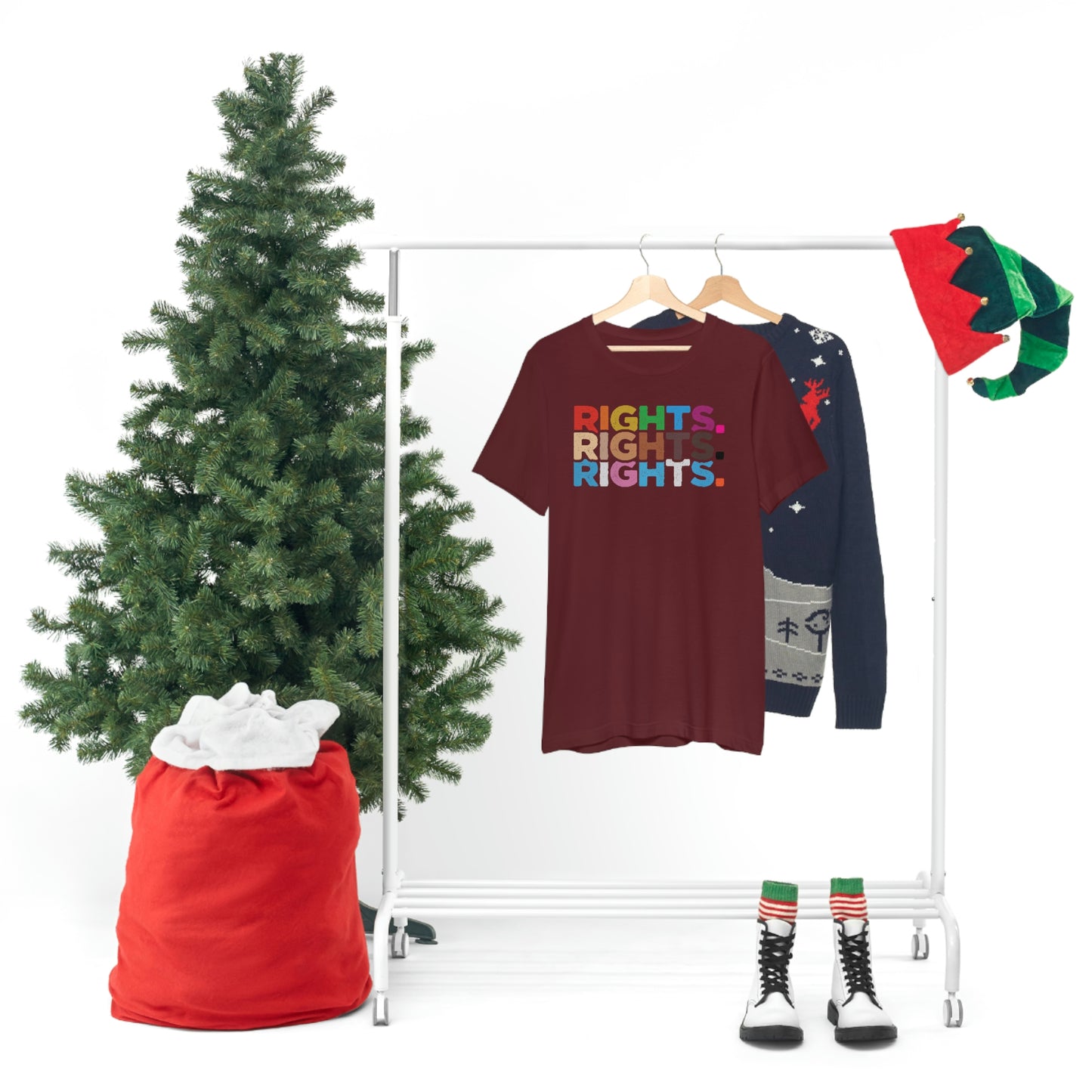 Rights. Rights. Rights. LGBTQIA Unisex Jersey Short Sleeve Tee