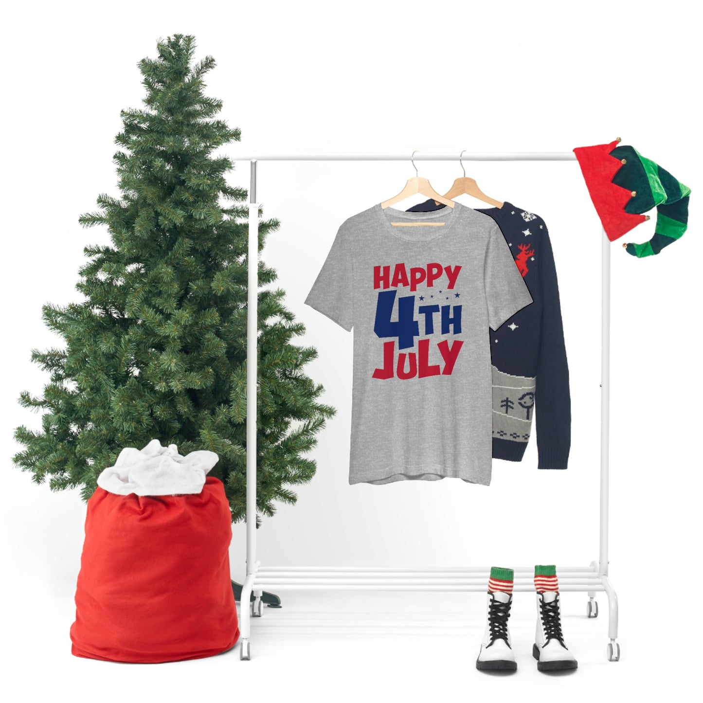 Happy 4th of July Unisex Jersey Short Sleeve Tee