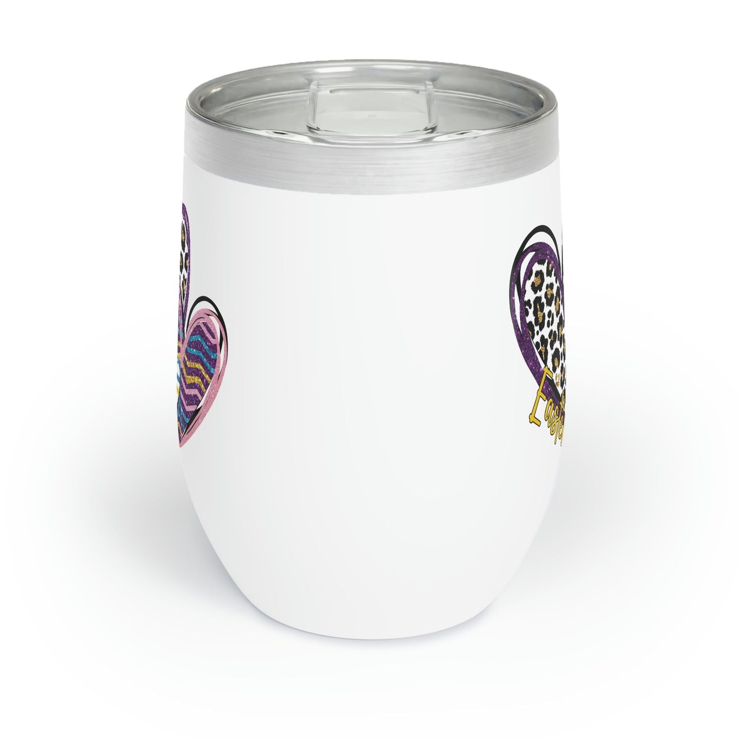 Easter Funky Hearts Chill Wine Tumbler
