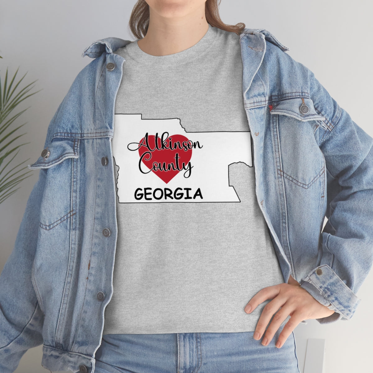 Atkinson County Georgia Unisex Heavy Cotton Tee