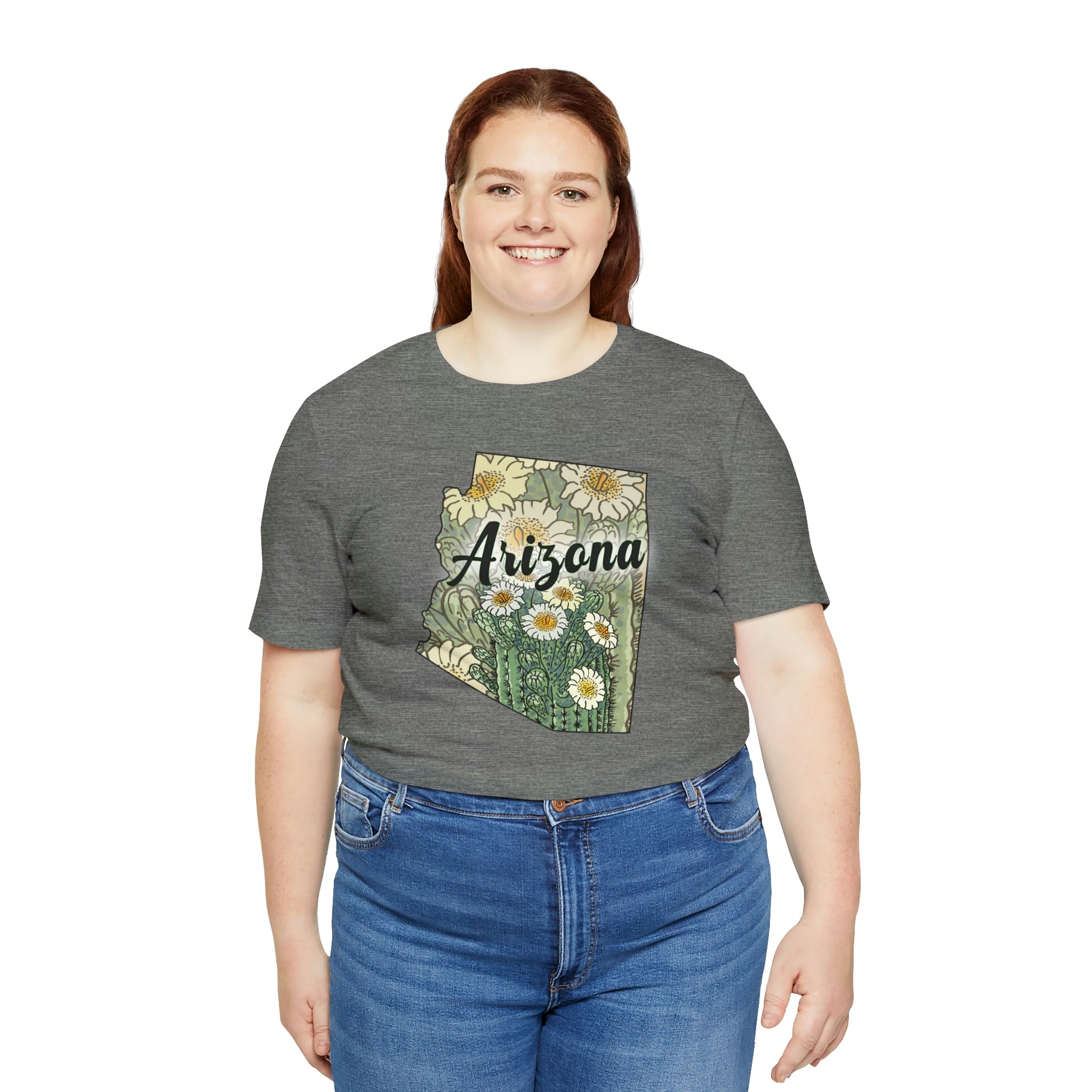 Arizona State Flower Short Sleeve T-shirt