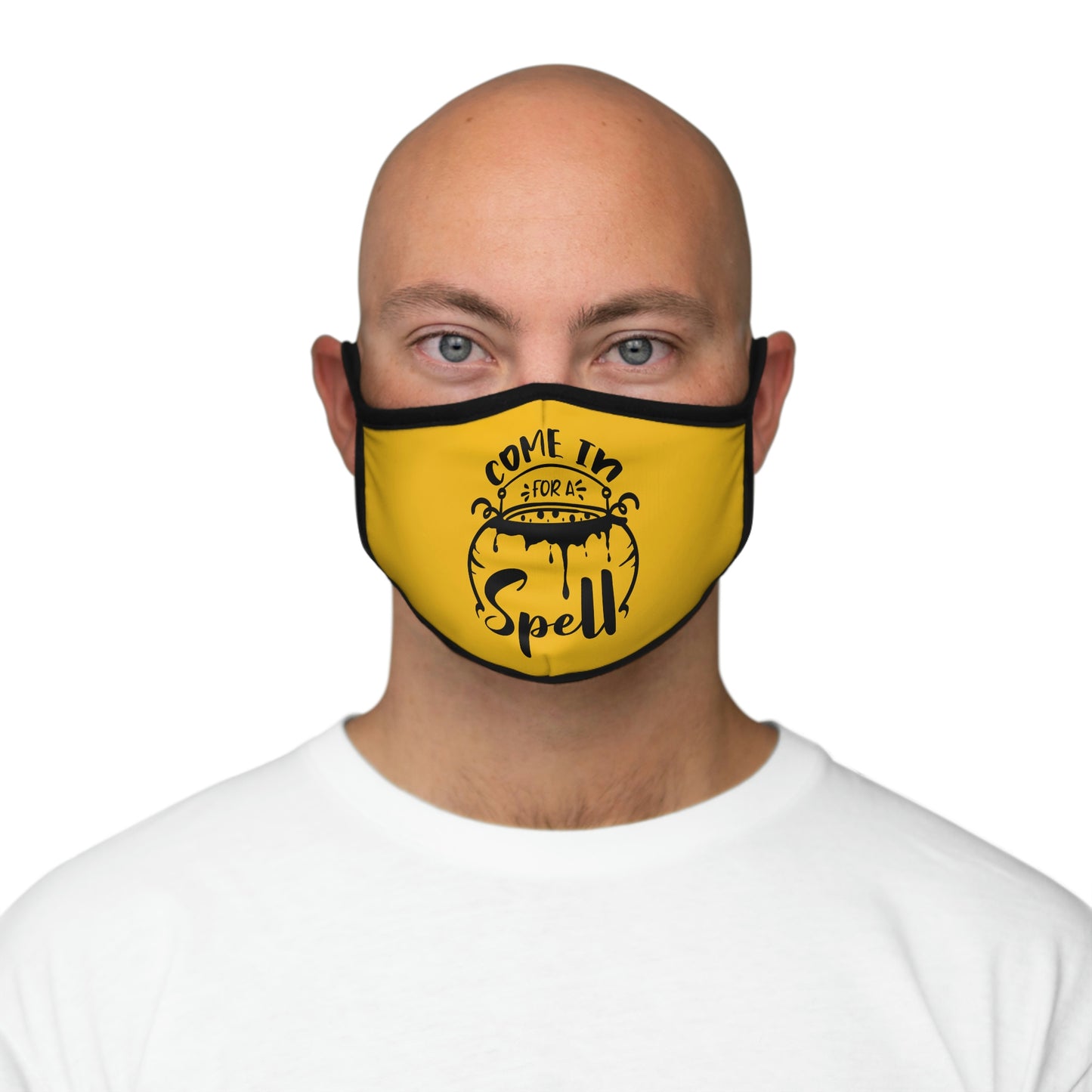 Come in for a Spell Fitted Polyester Face Mask