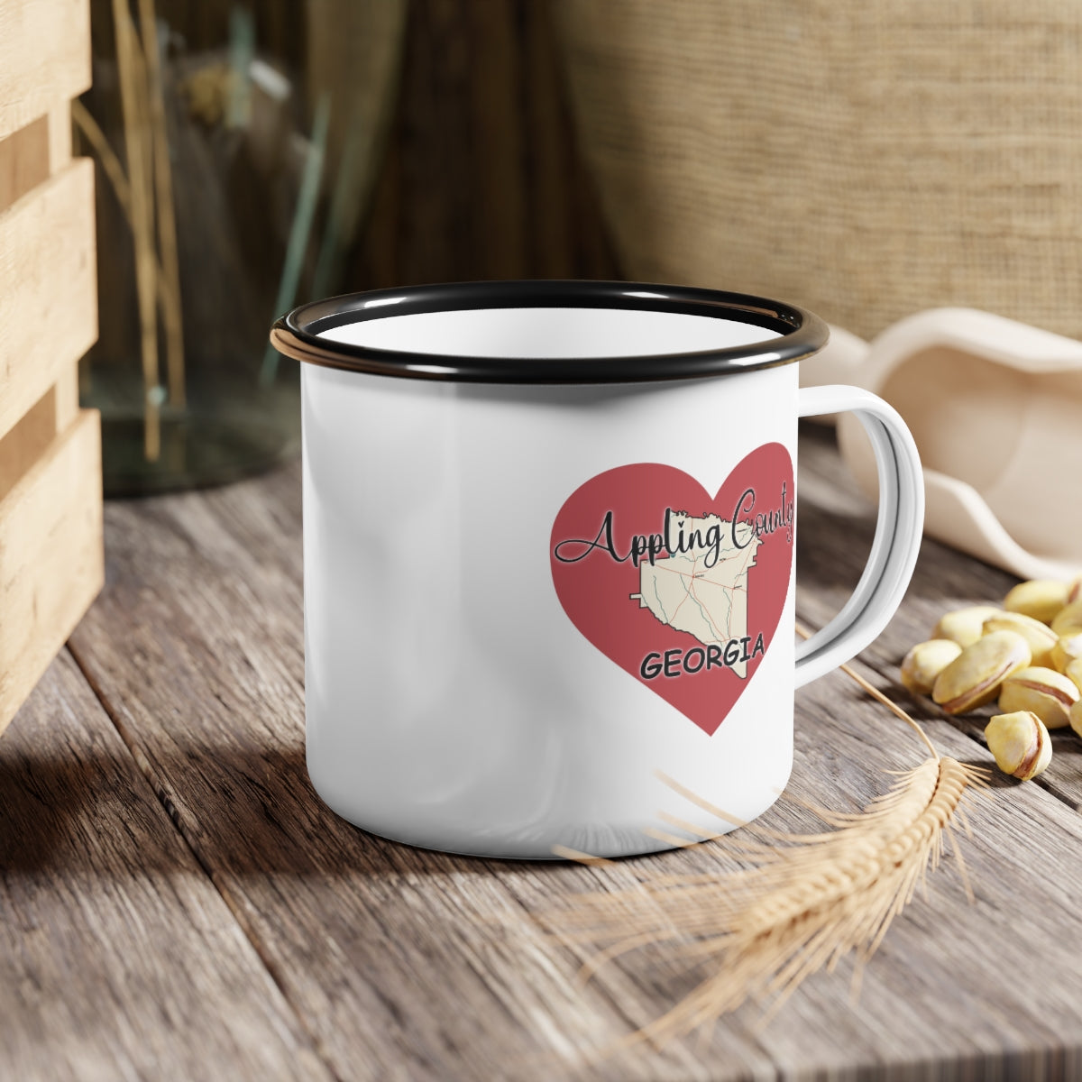 Appling County Georgia Enamel Camp Cup